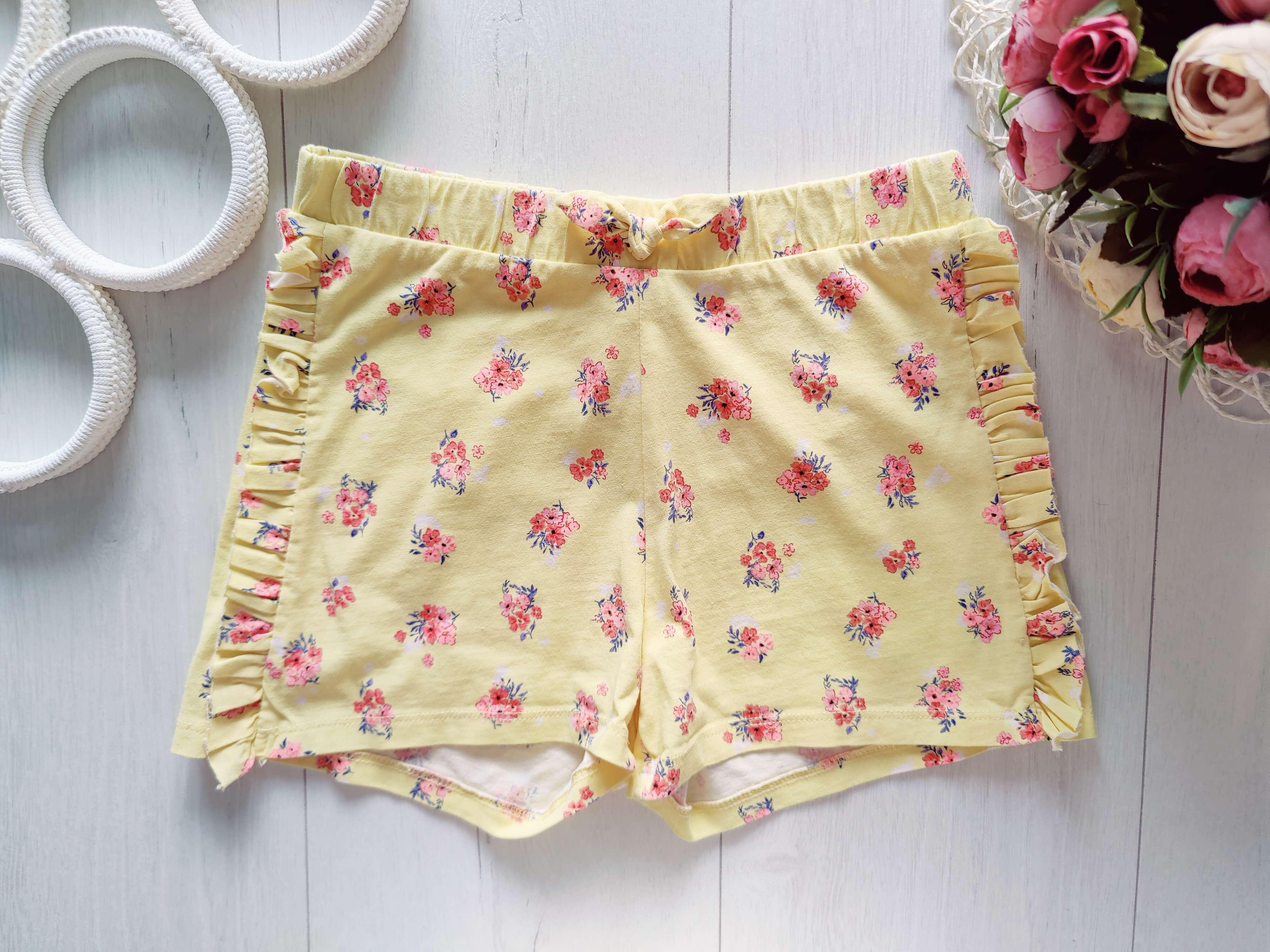 8,10 років, зріст 134,140 Квіткові шорти котон