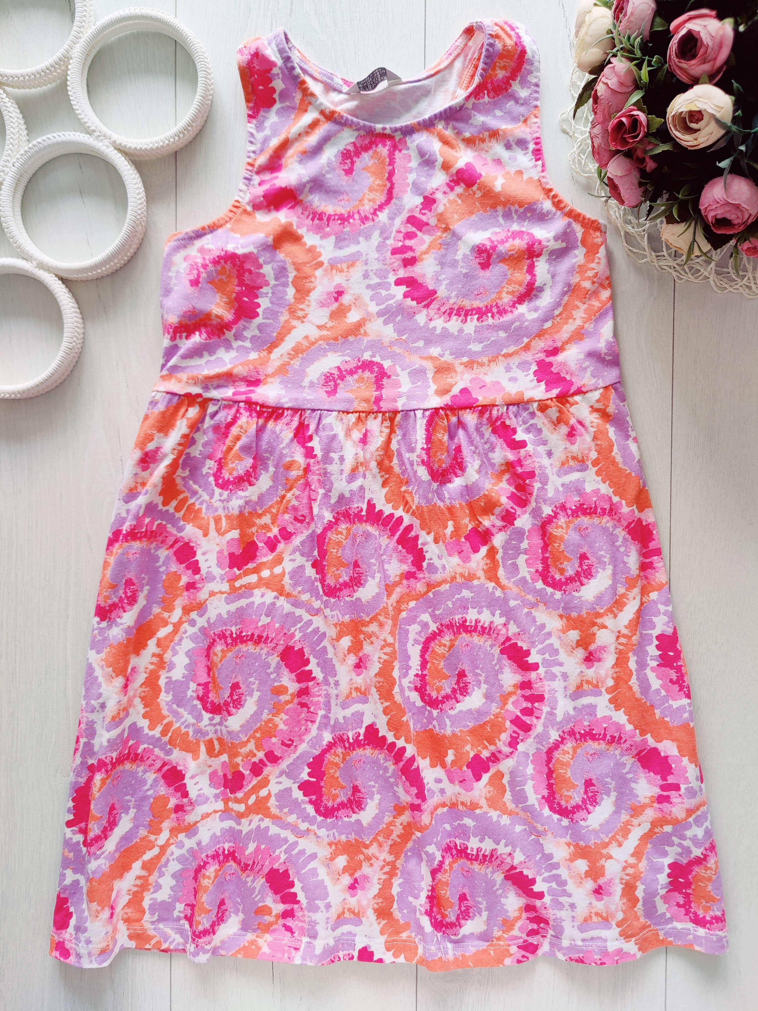 10,11 лет, рост 146 Трикотажный сарафан