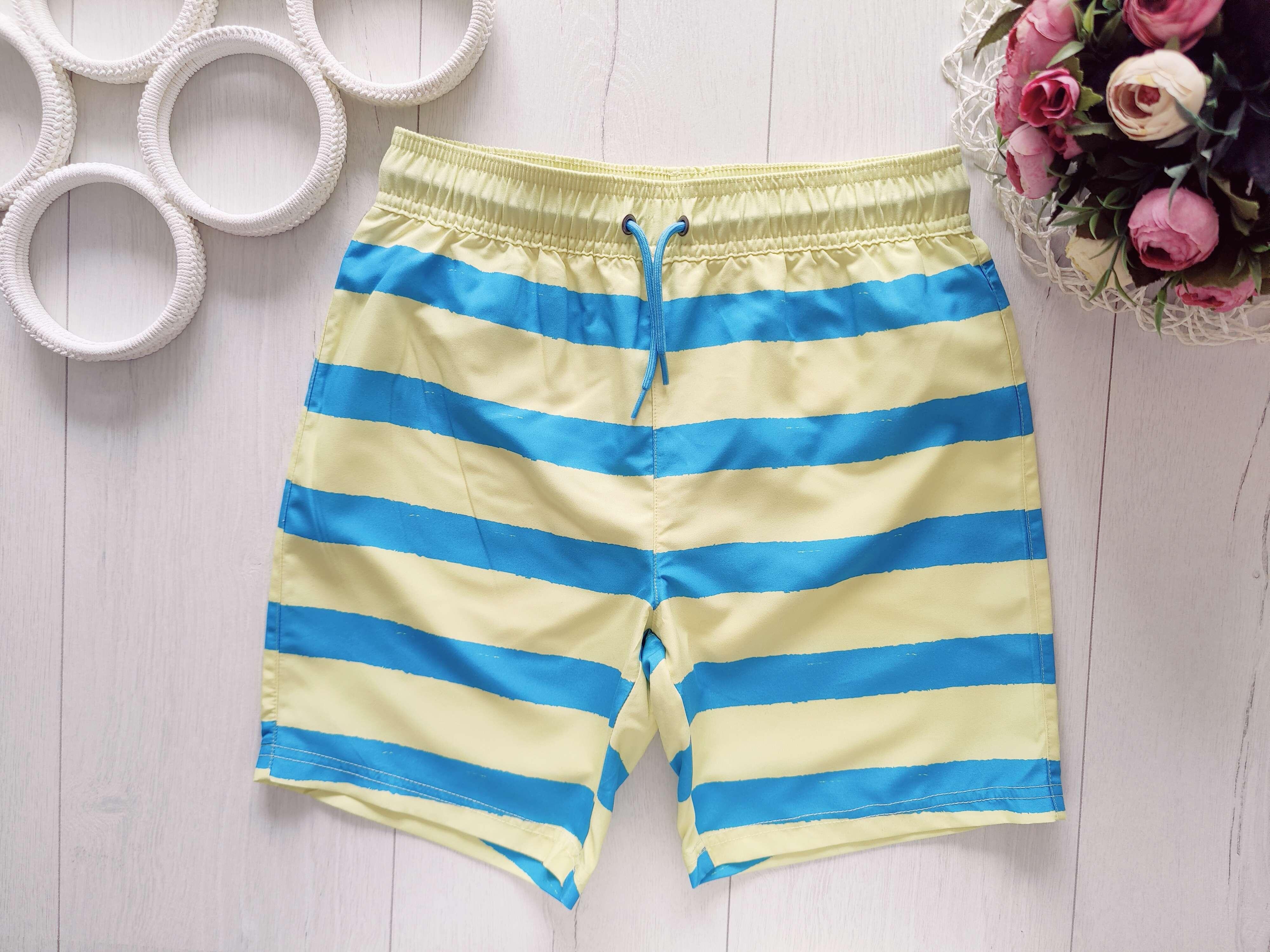 10 років, зріст 140 Жовто блакитні шорти