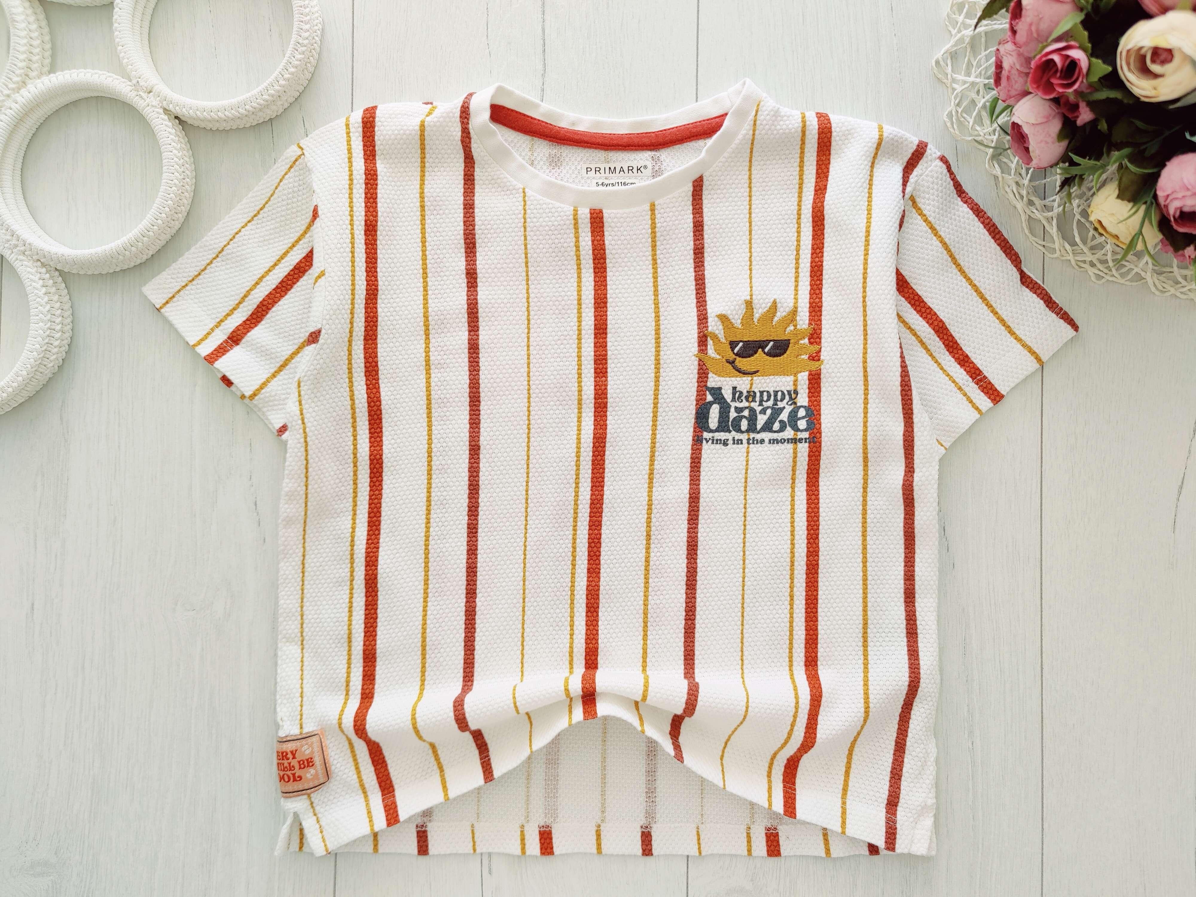 5,6 лет, рост 116 Фактурна футболка