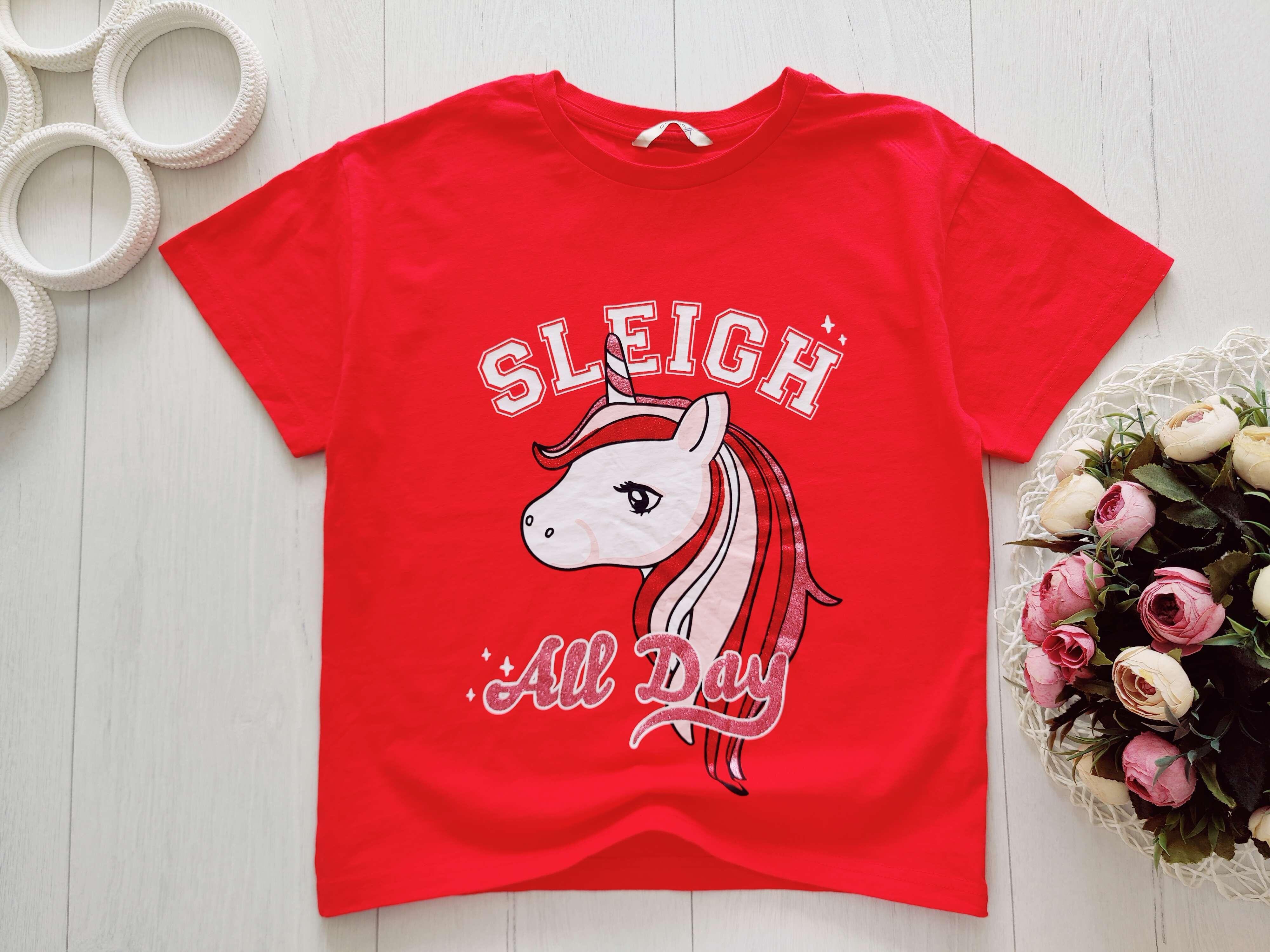 11,12 років, зріст 146,152 Футболка з єдинорого