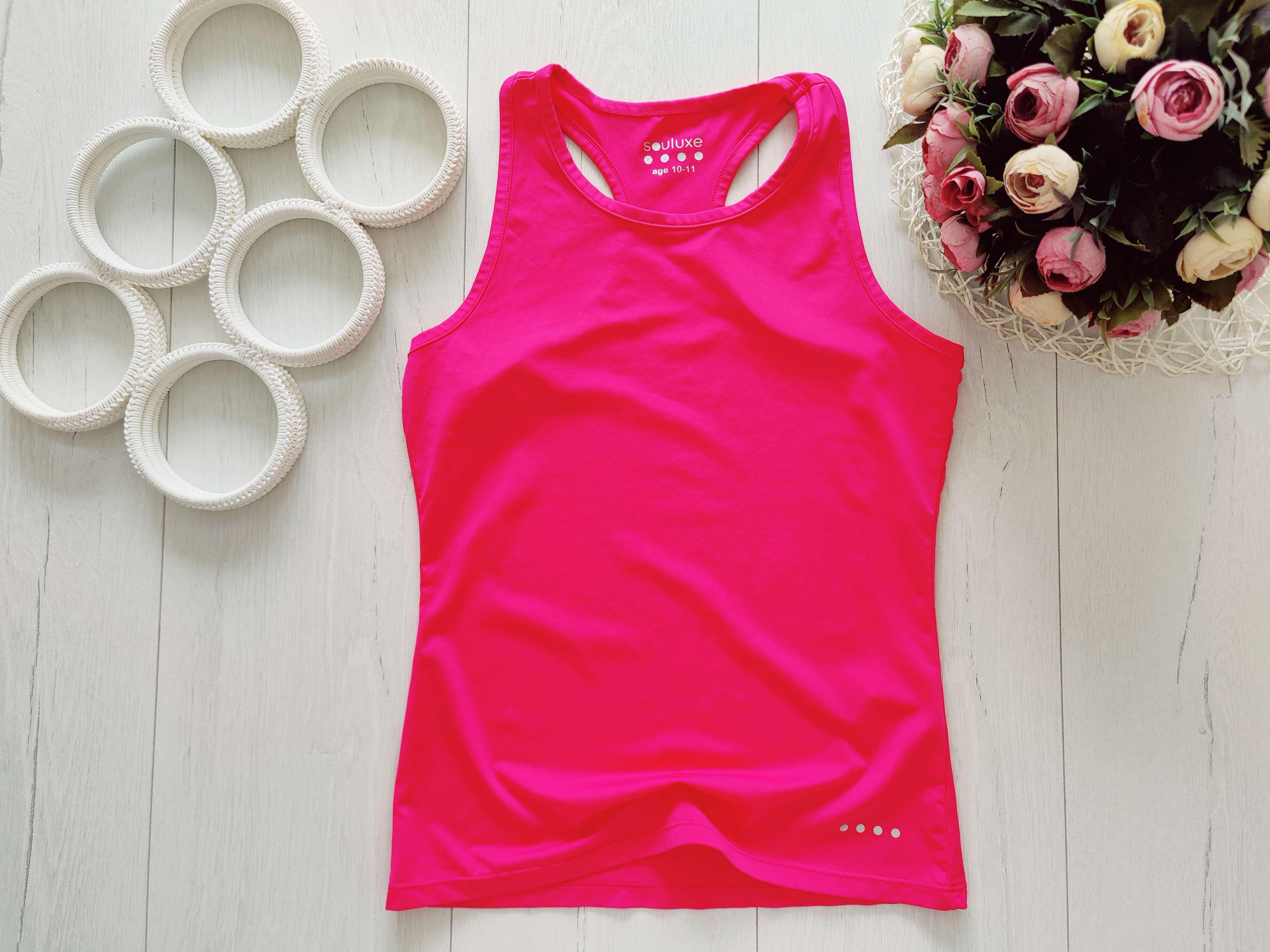 10,11 років, зріст 140,146 Рожева спортивна майка
