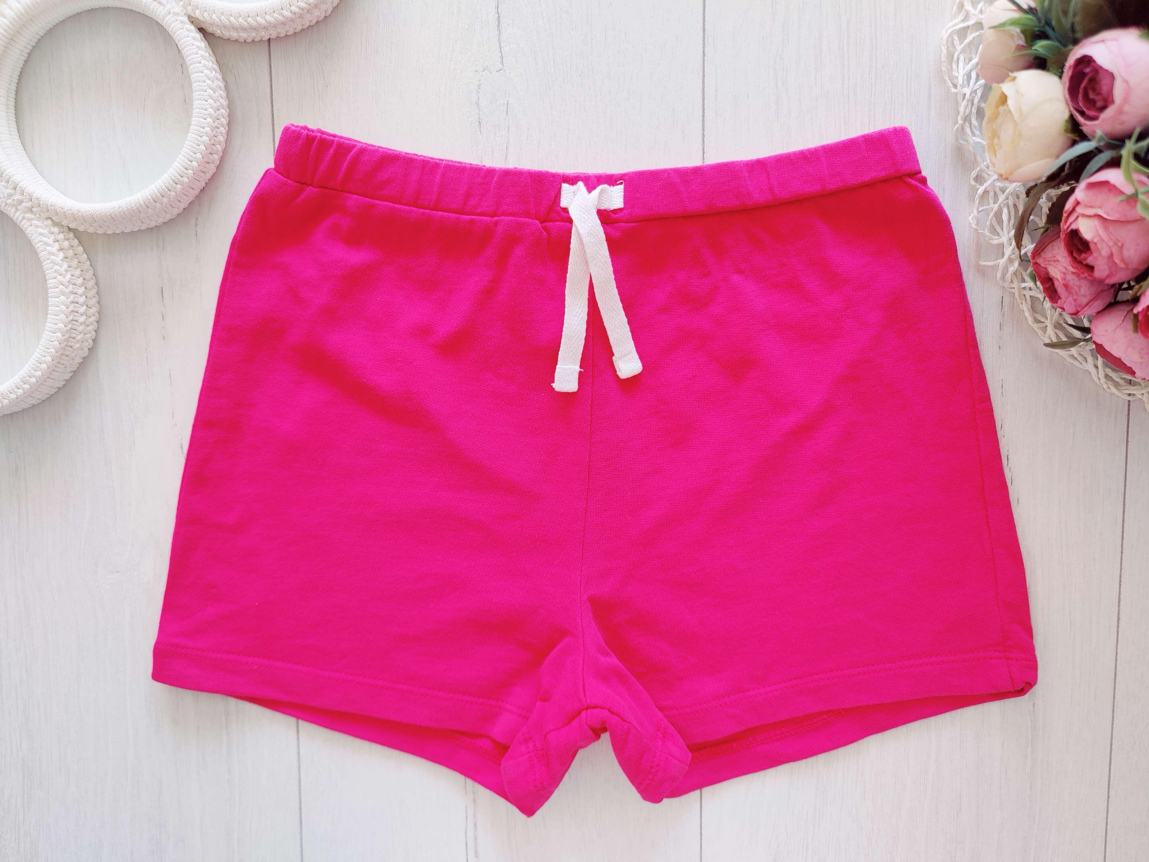 7,8 років, зріст 122,128 Рожеві шорти котон