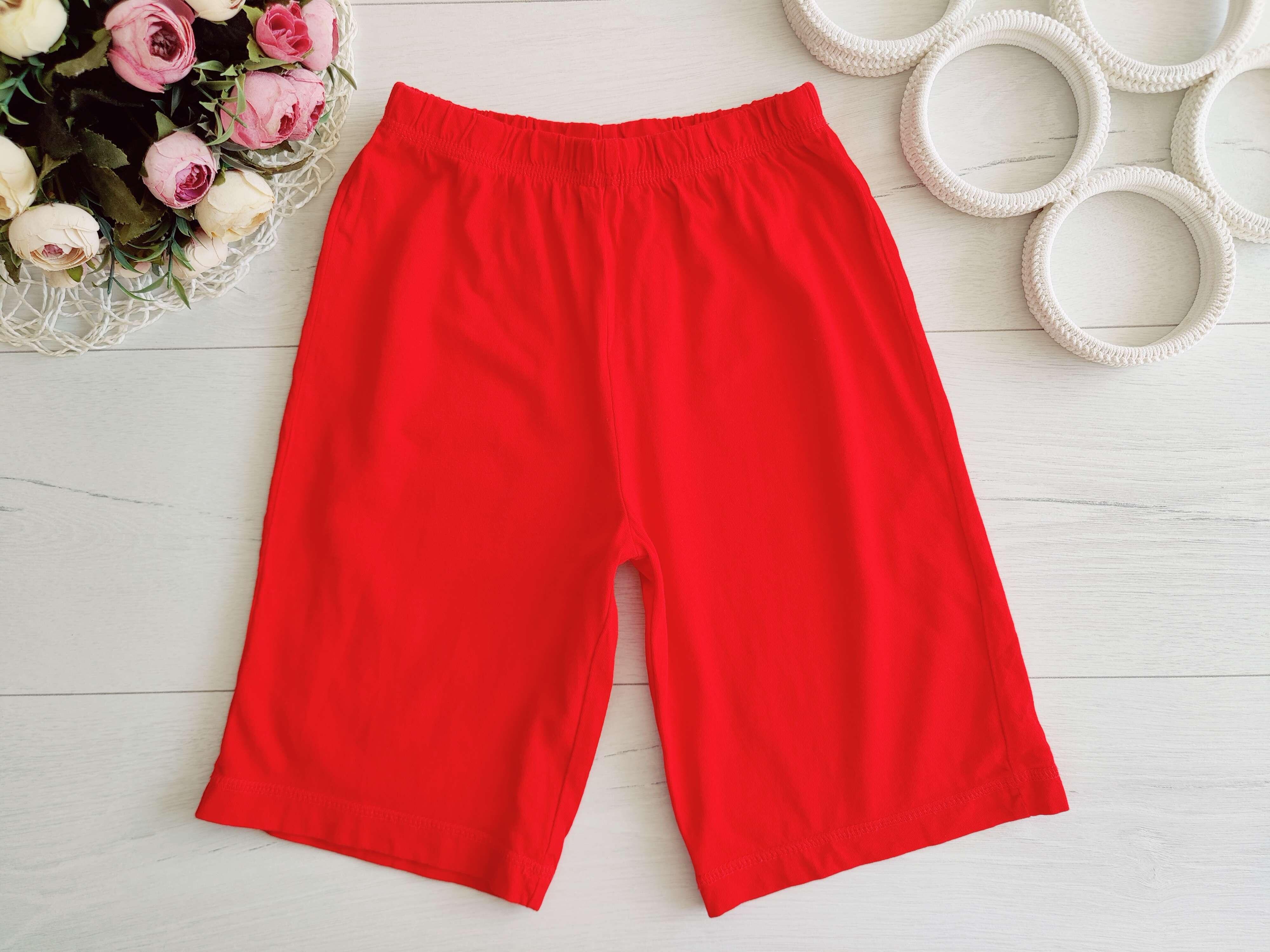8,9 років, зріст 128,134 Червоні трикртажні шорти