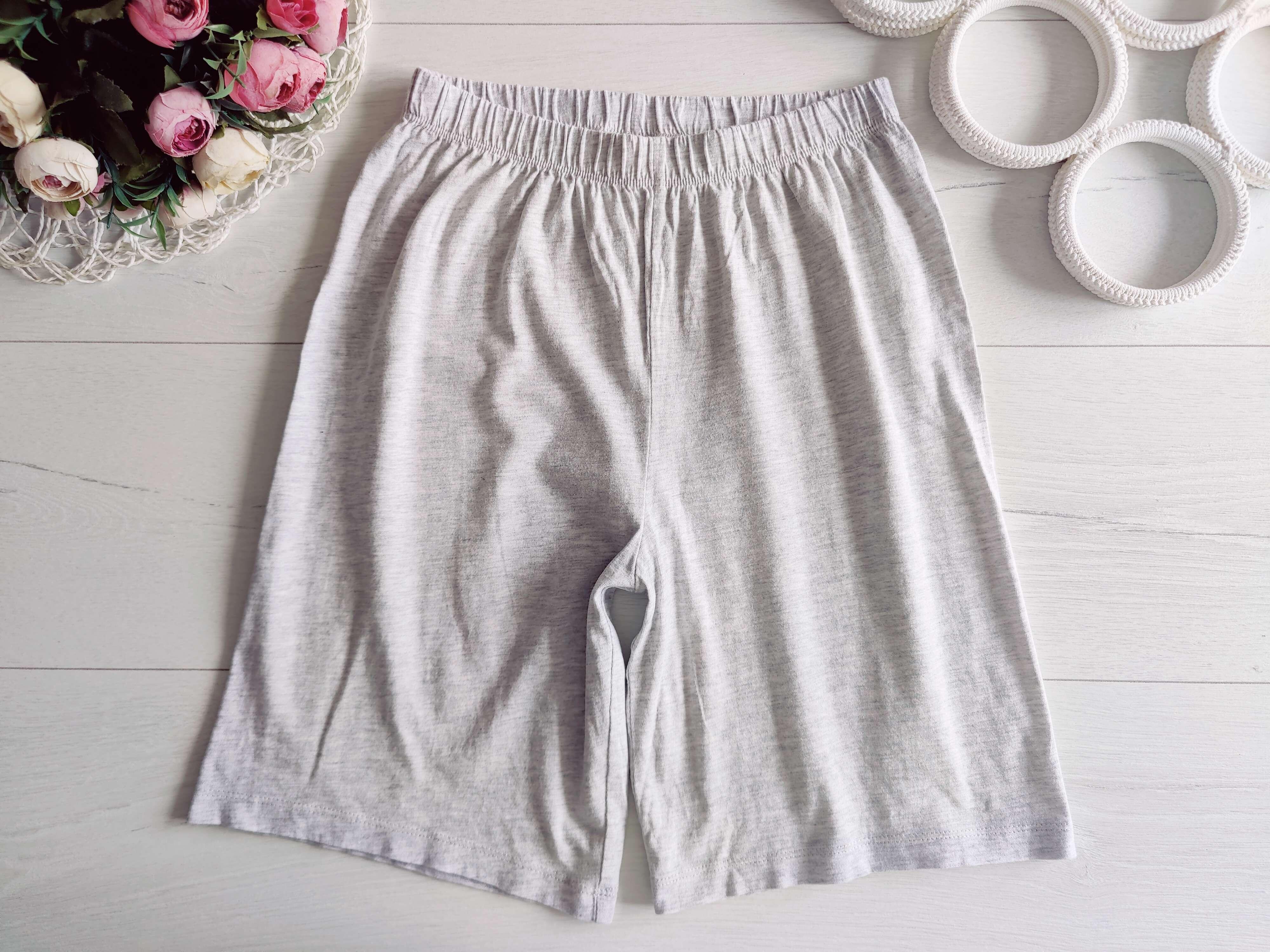11,12 років, зріст 146,152 Легкі сірі трикотажні шорти