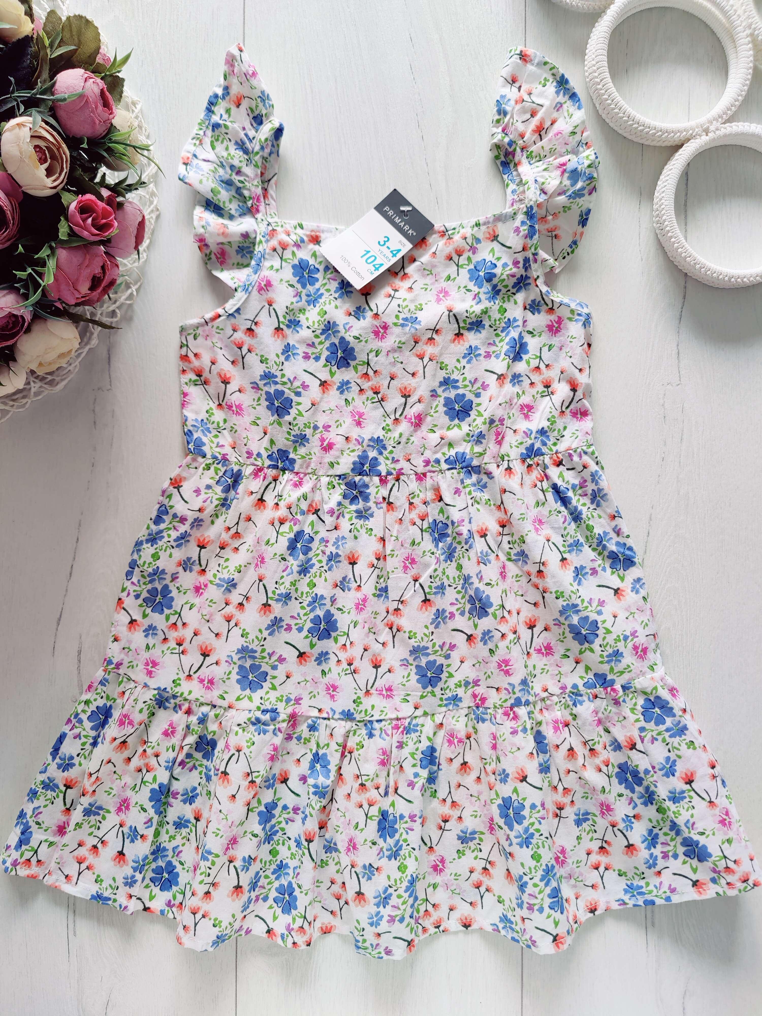 3,4 роки, зріст 104 Новий легкий бавовняний сарафан
