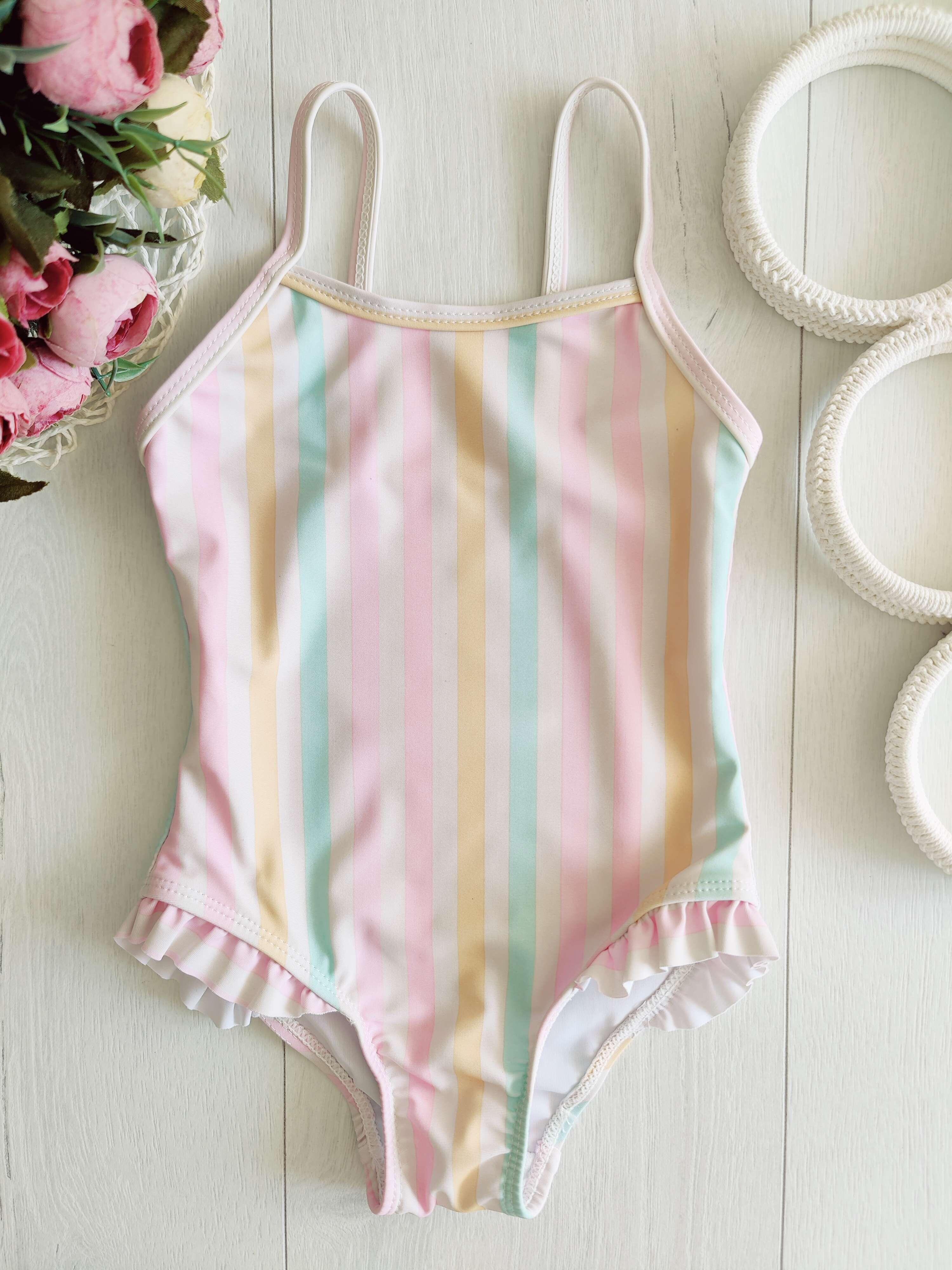 1,5,2 года, рост 92 Нежный детский купальник