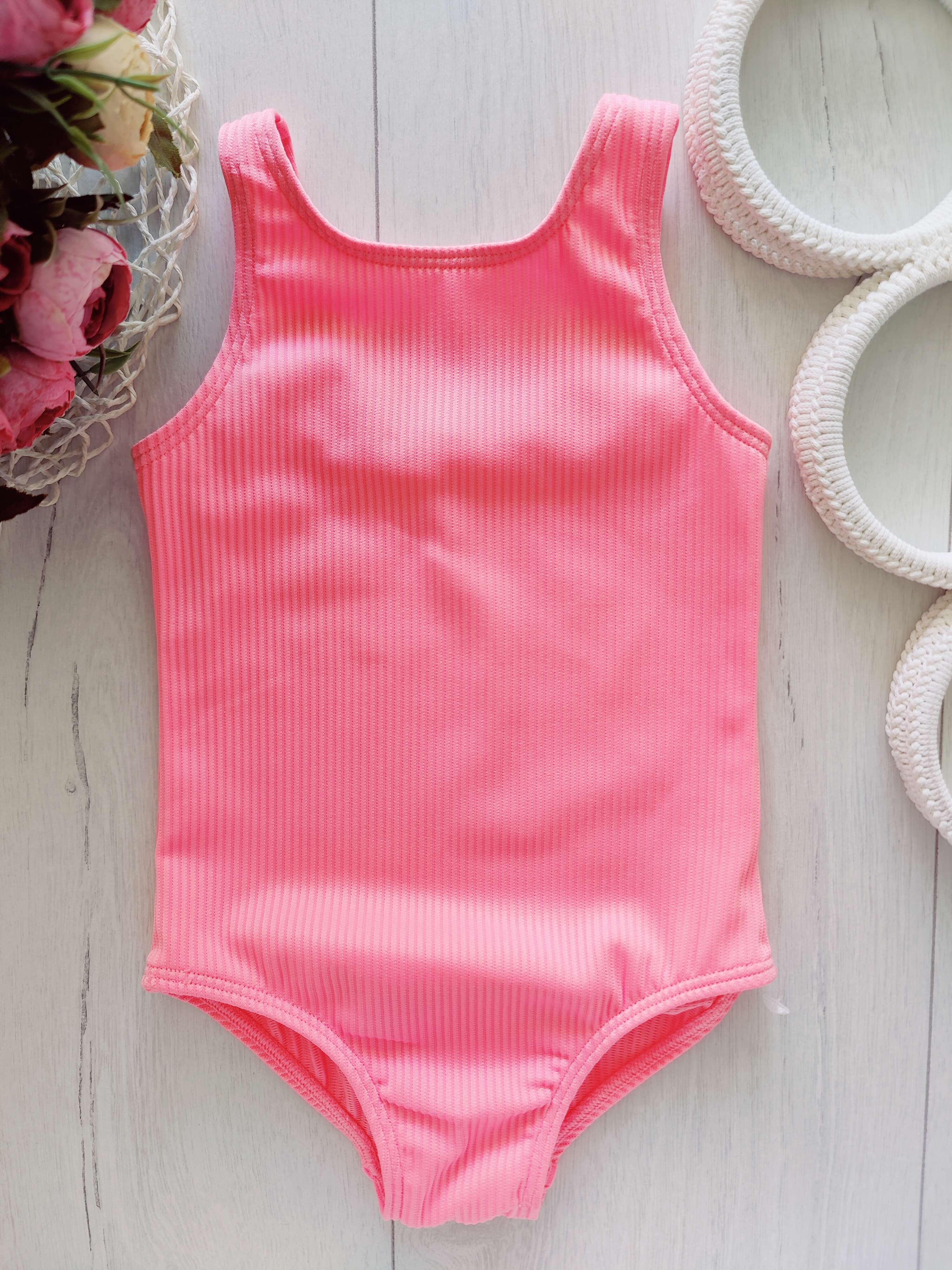 12,18 мес, рост 80,86 Новый яркий детский купальник