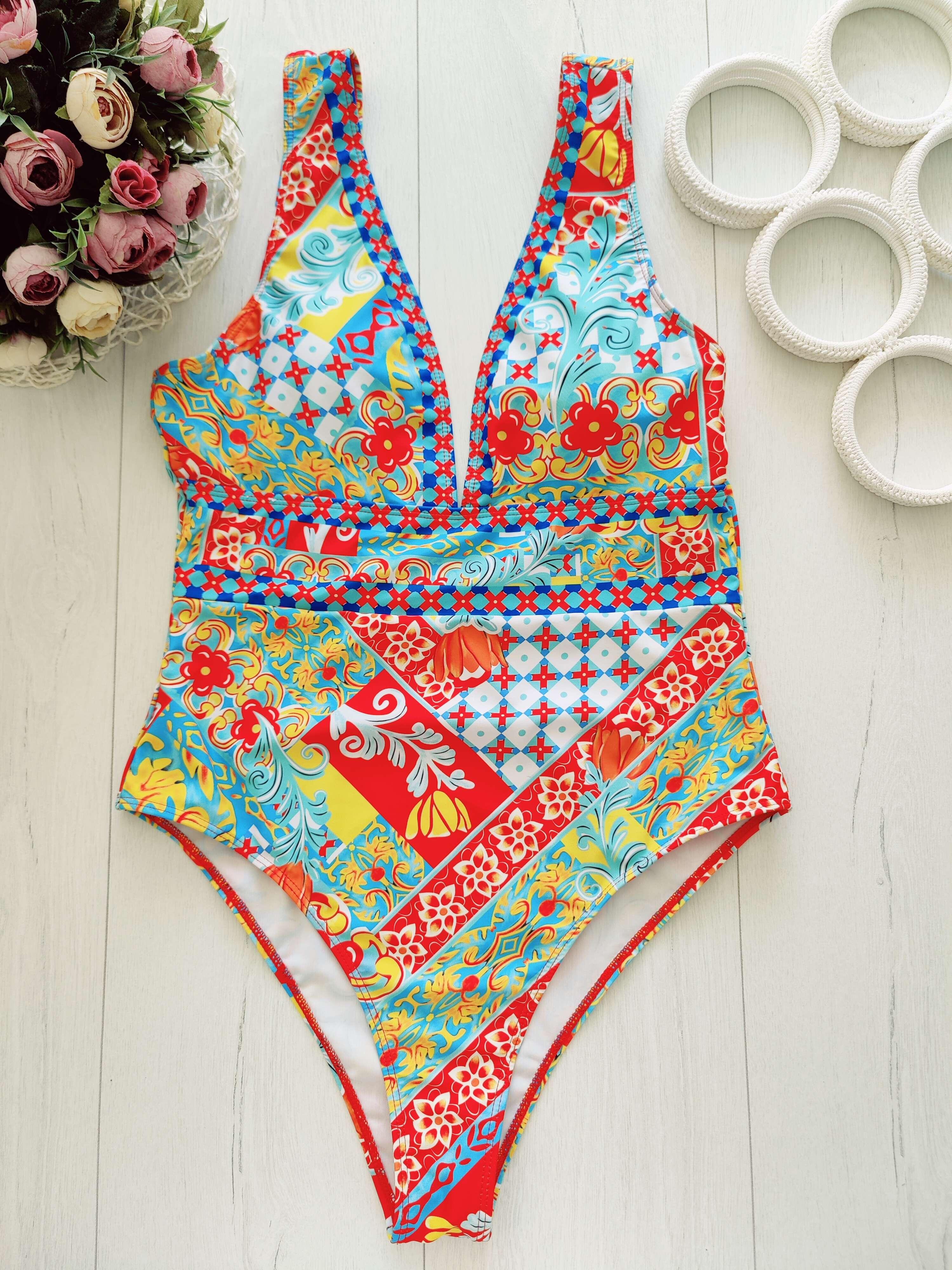 L Яркий женский купальник