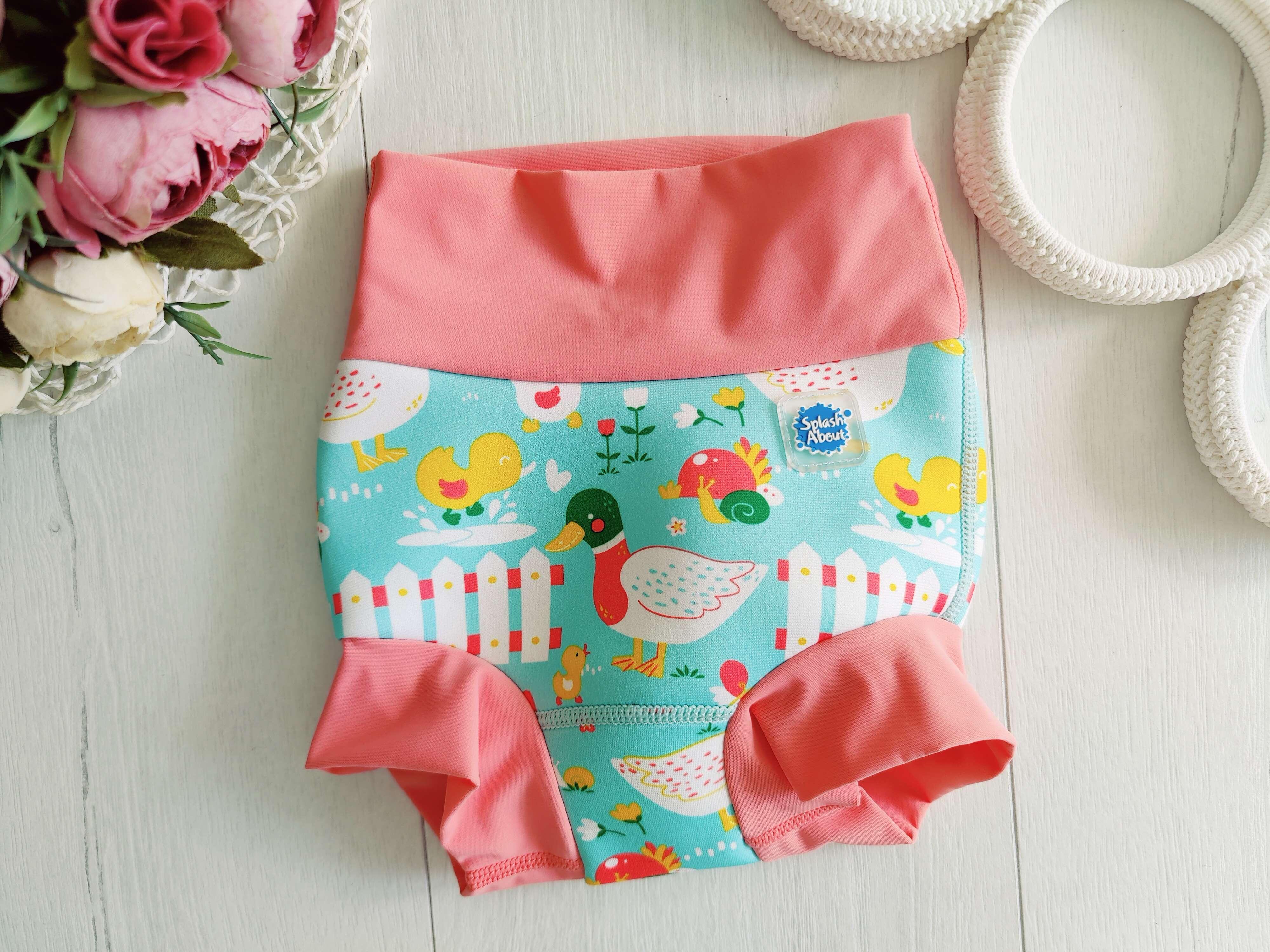 6,12 мес, Cовременный многоразовый подгузник для плавания