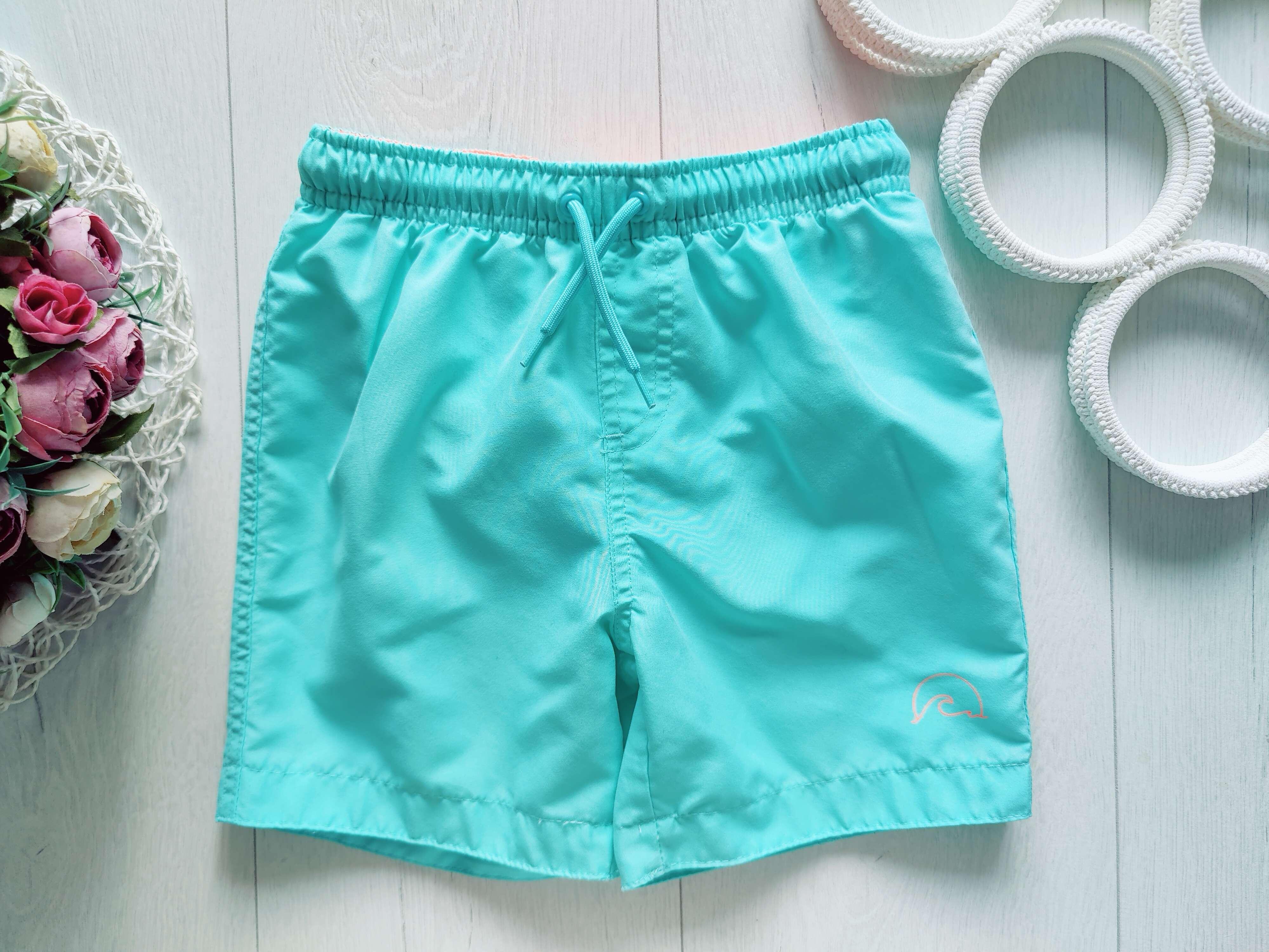 5,6 років, зріст 116 Яскраві бірюзові шорти