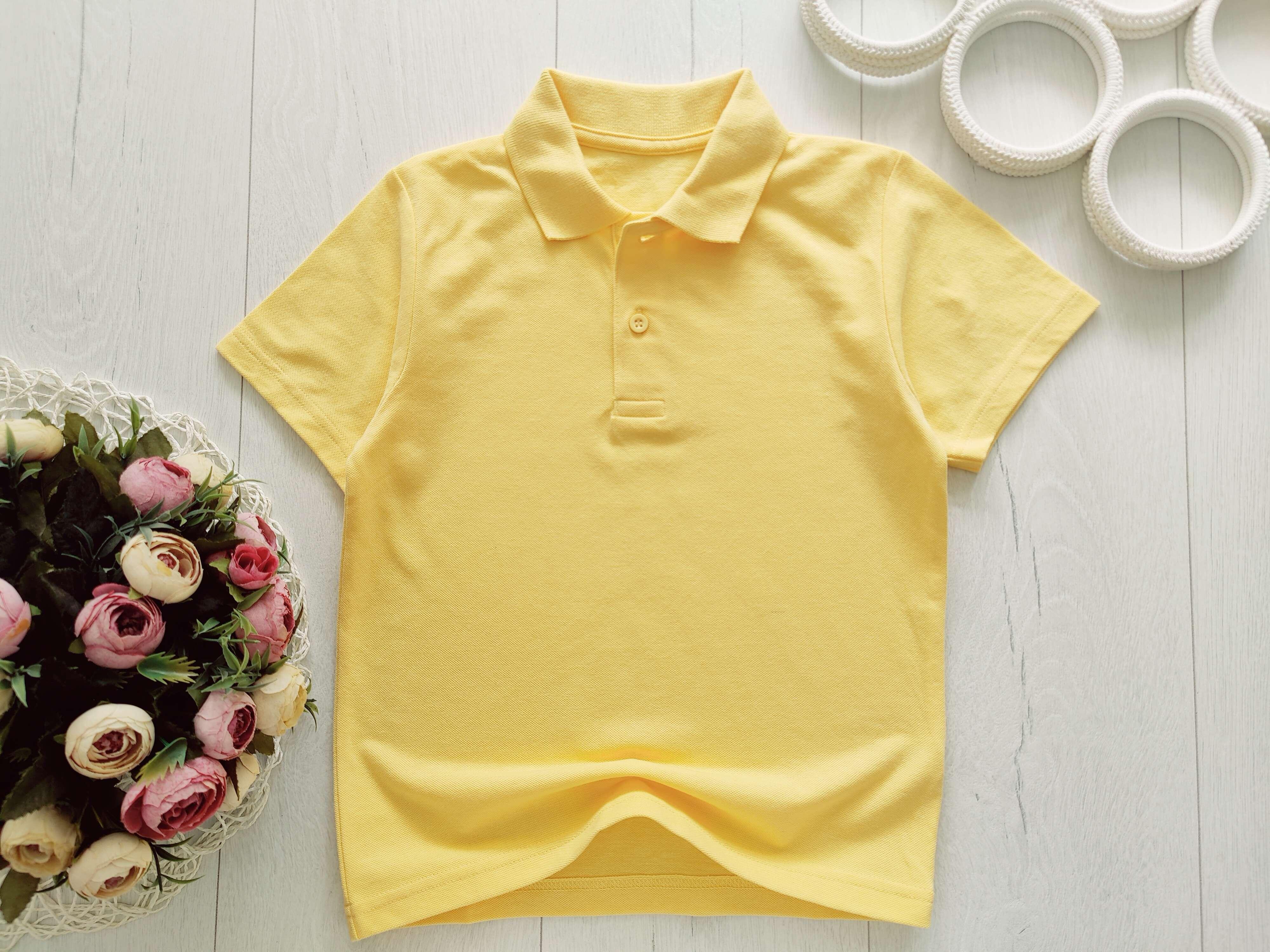 6 років, зріст 116 Нове жовте поло