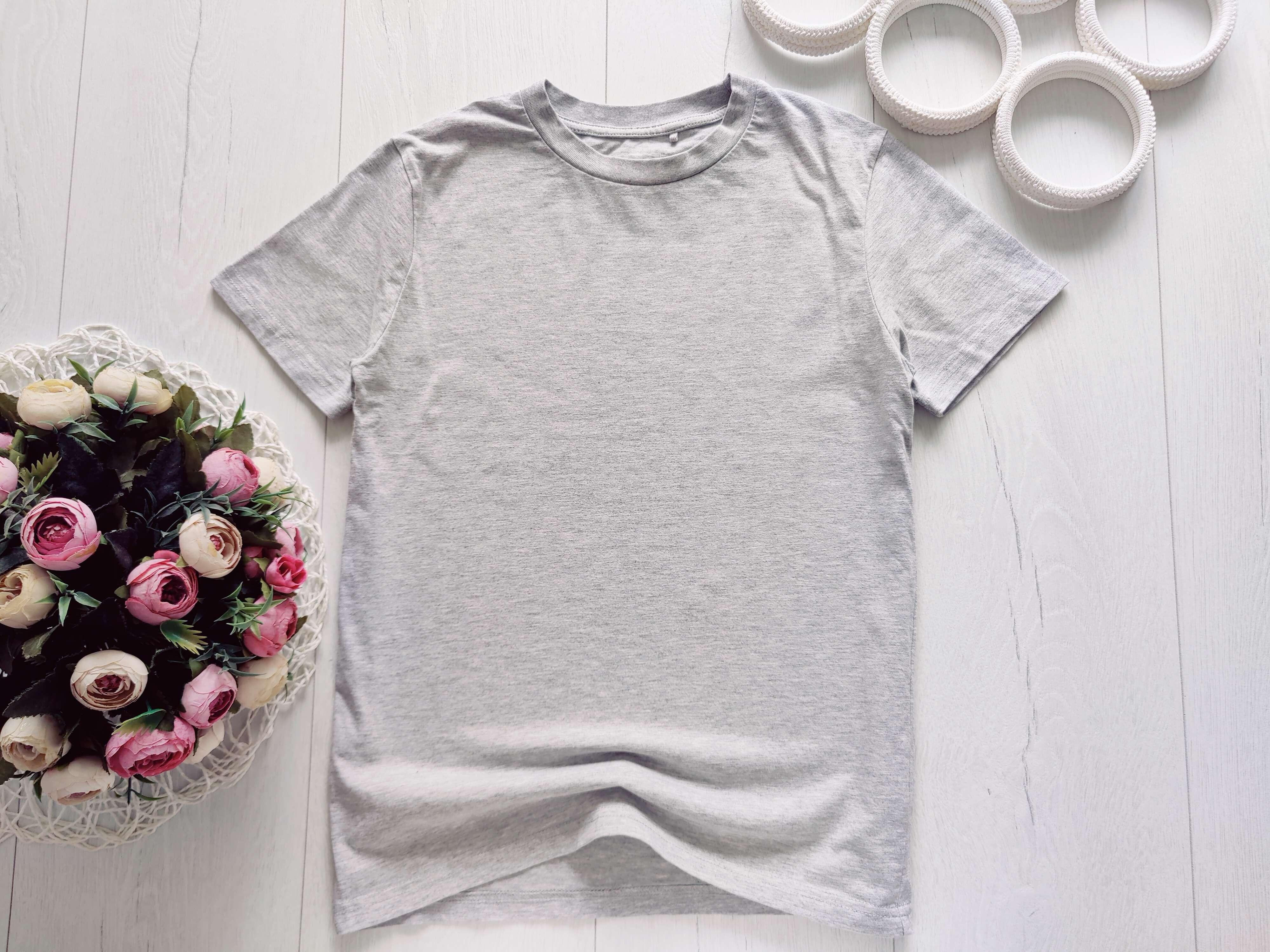 10 років, зріст 140 Сіра футболка