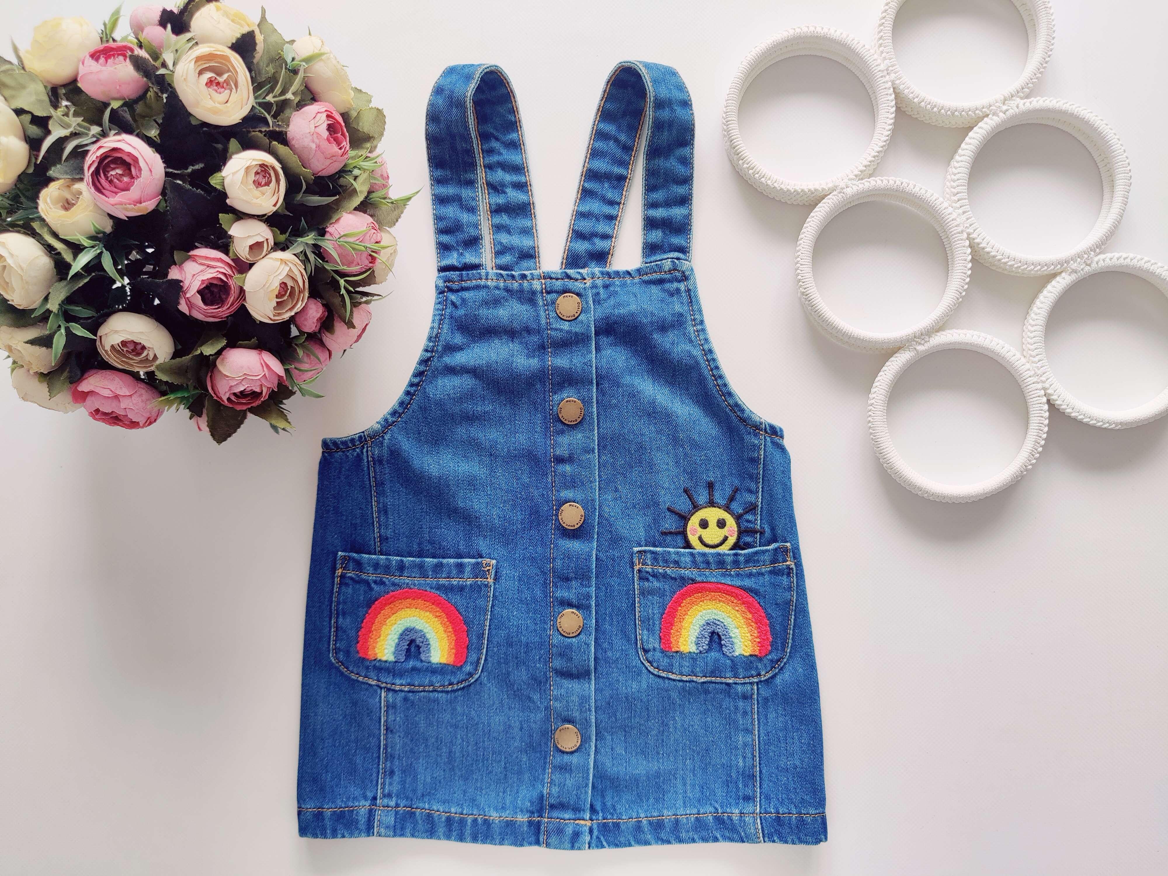 1,5,2 роки, зріст 92 Джинсовий сарафан