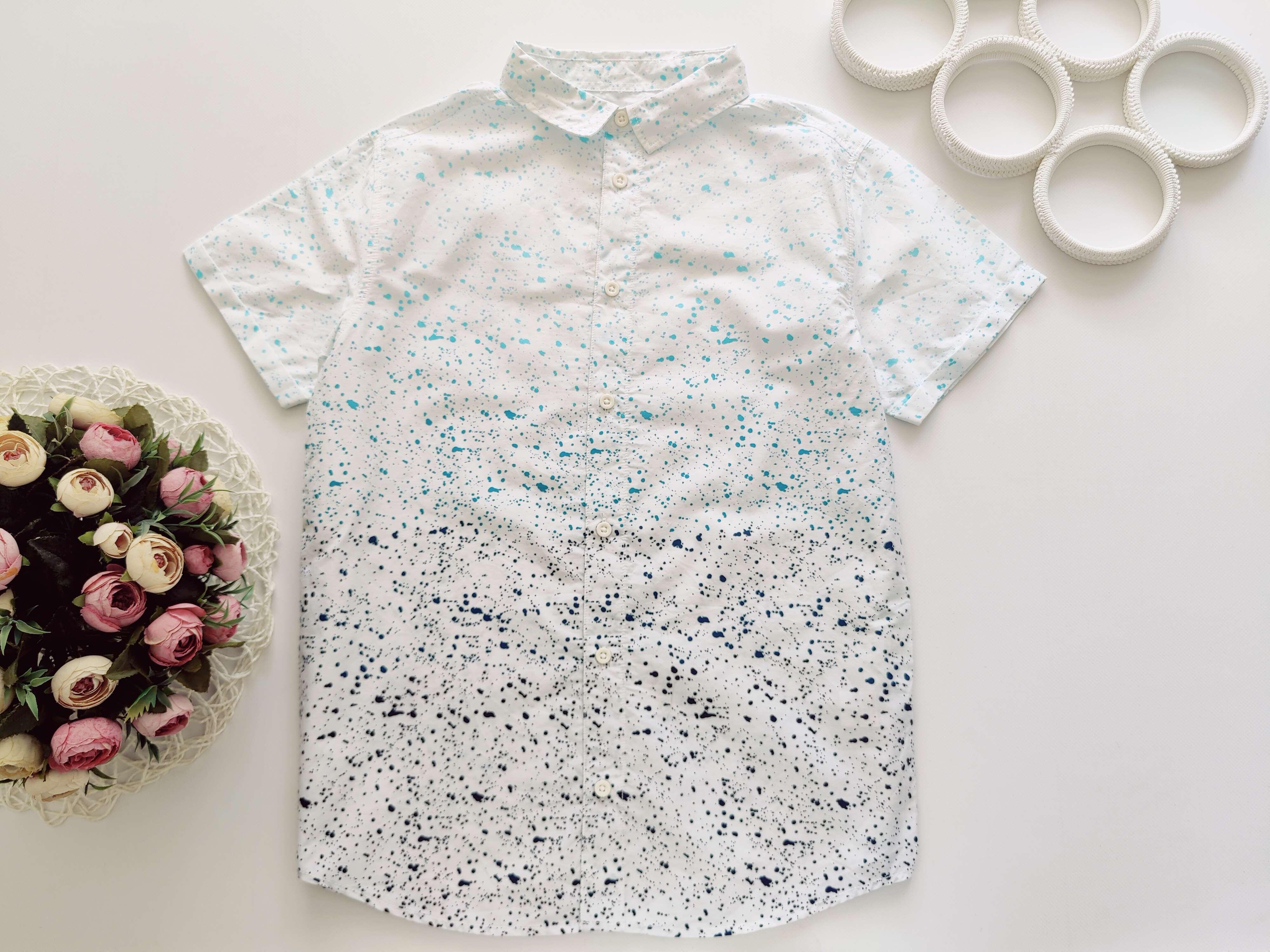 13,14 лет, рост 158,164 Красивая новая рубашка котон