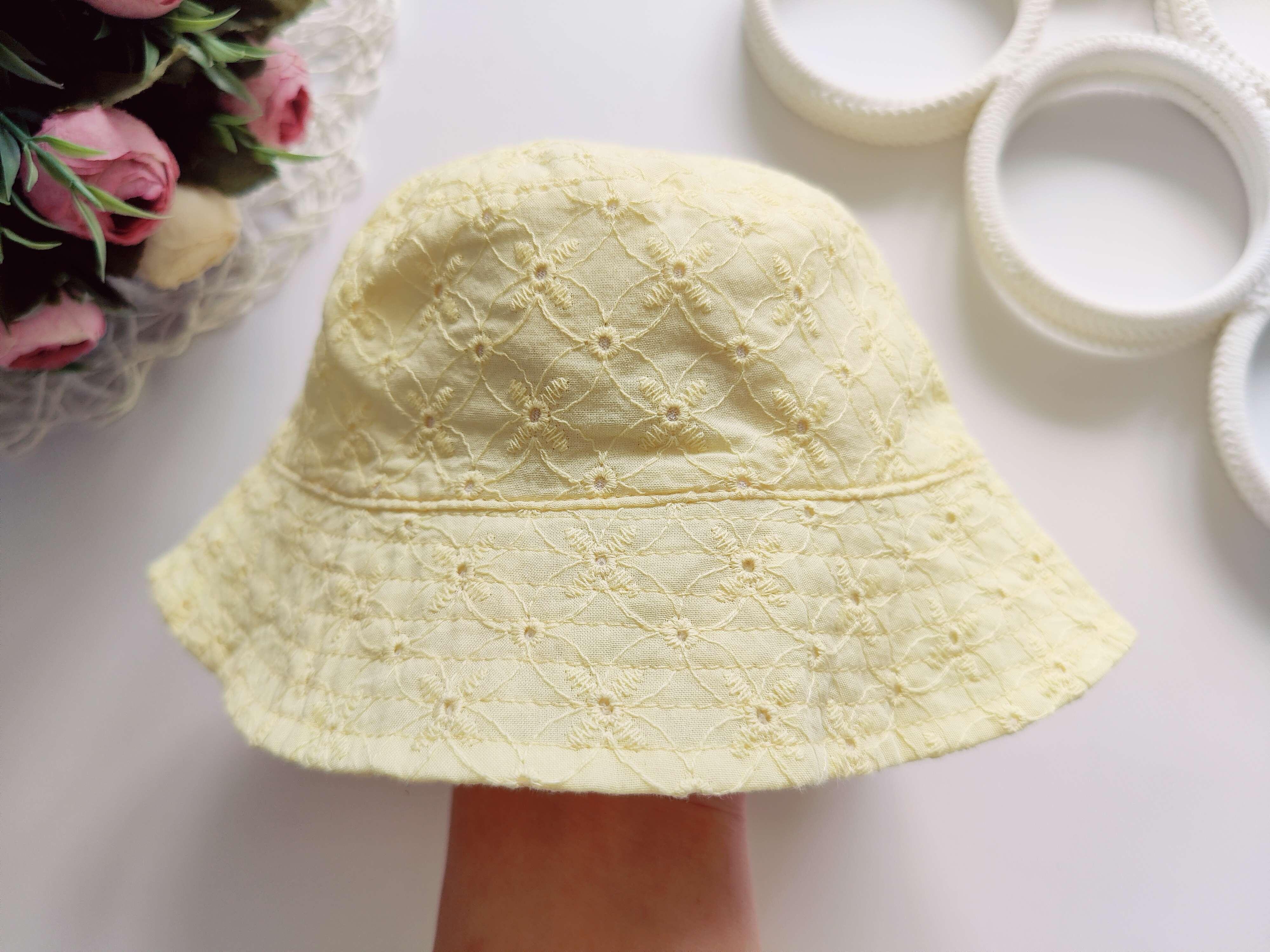 49,5 см (1-2 роки) Нова жовта панамка бавовна