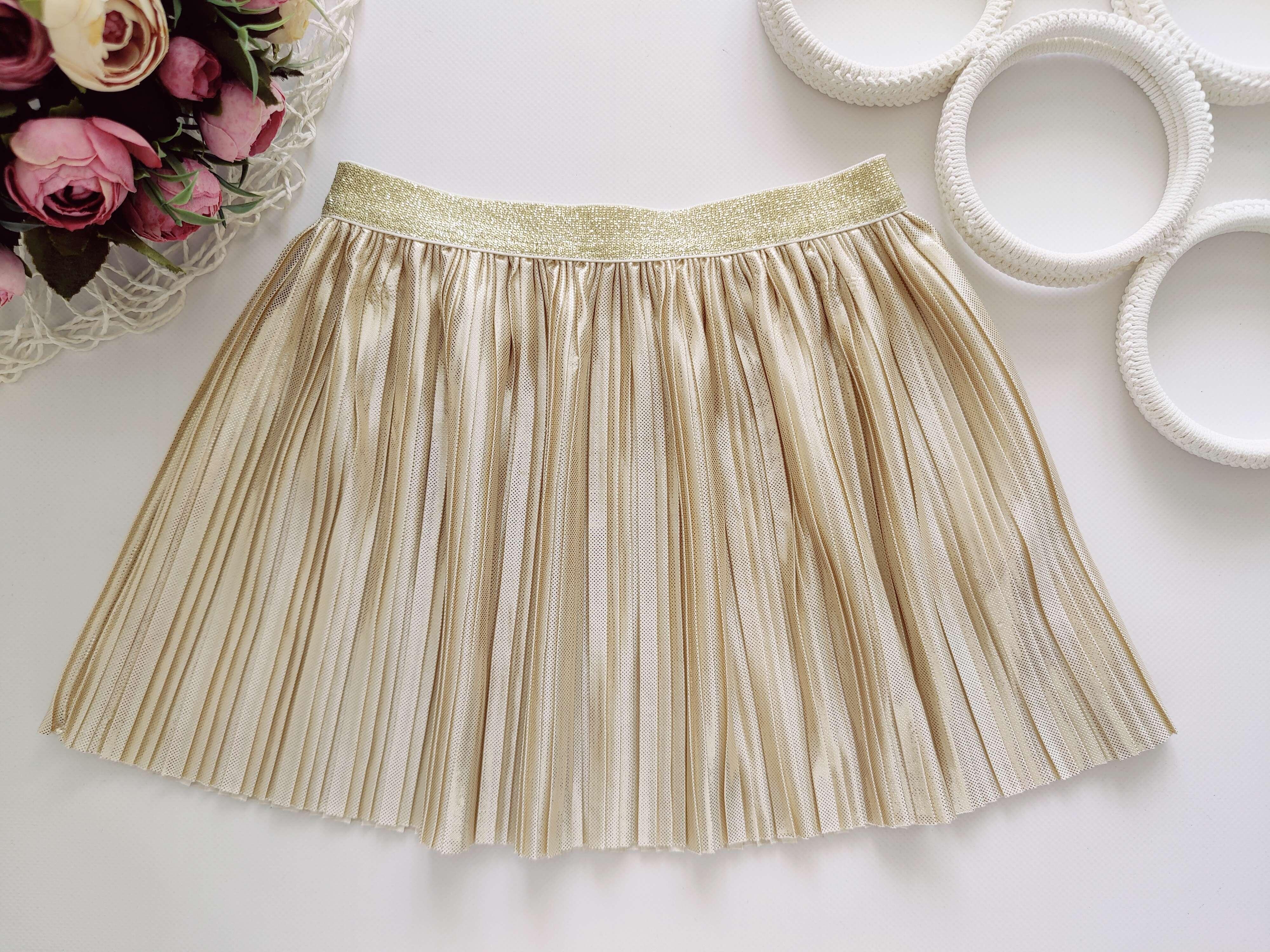 2,3 года, рост 92,98 Золотистая юбка