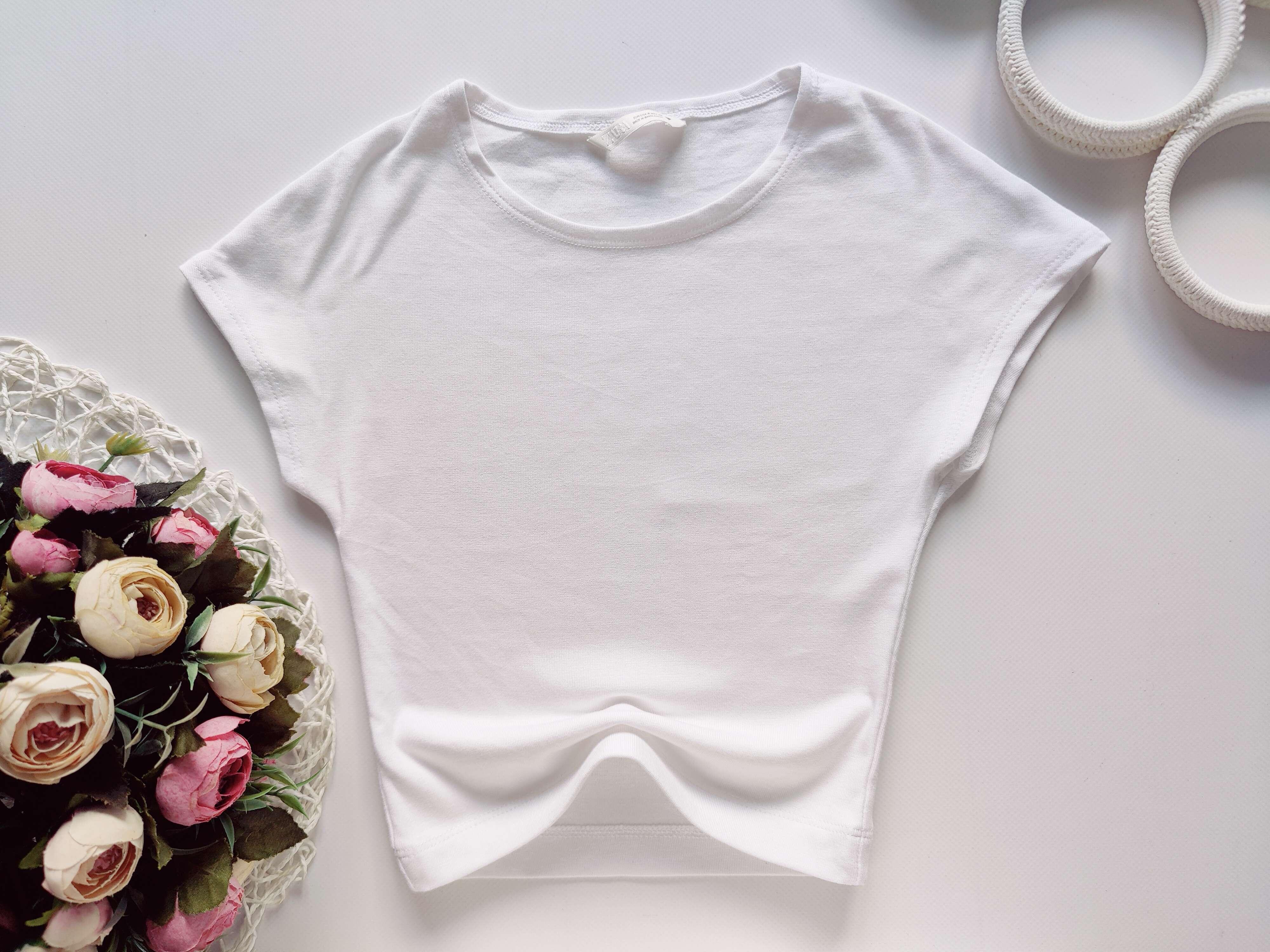 S Белая футболка супер сретч