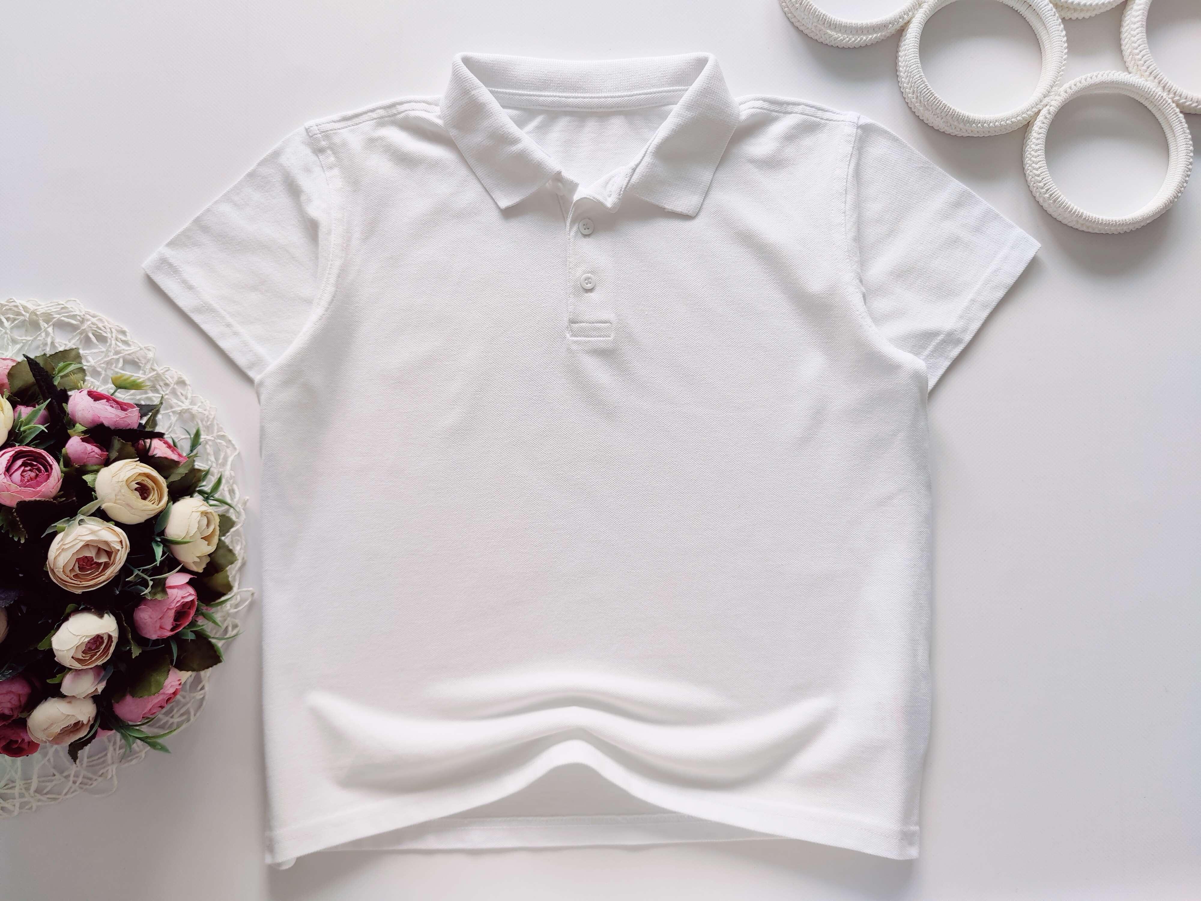 10,11 років, зріст 140,146 Біле поло