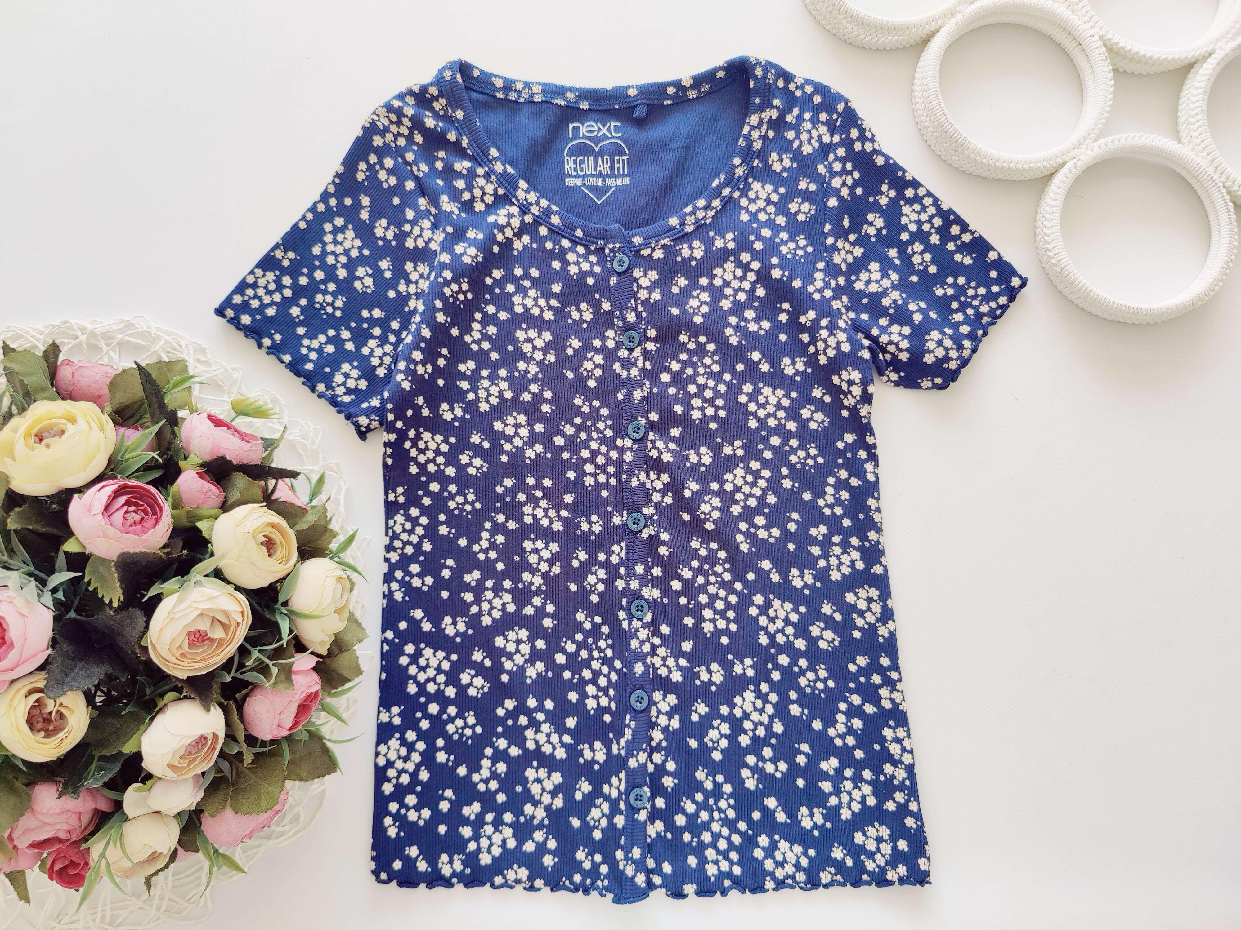 9 лет, рост 134 Футболка в рубчик