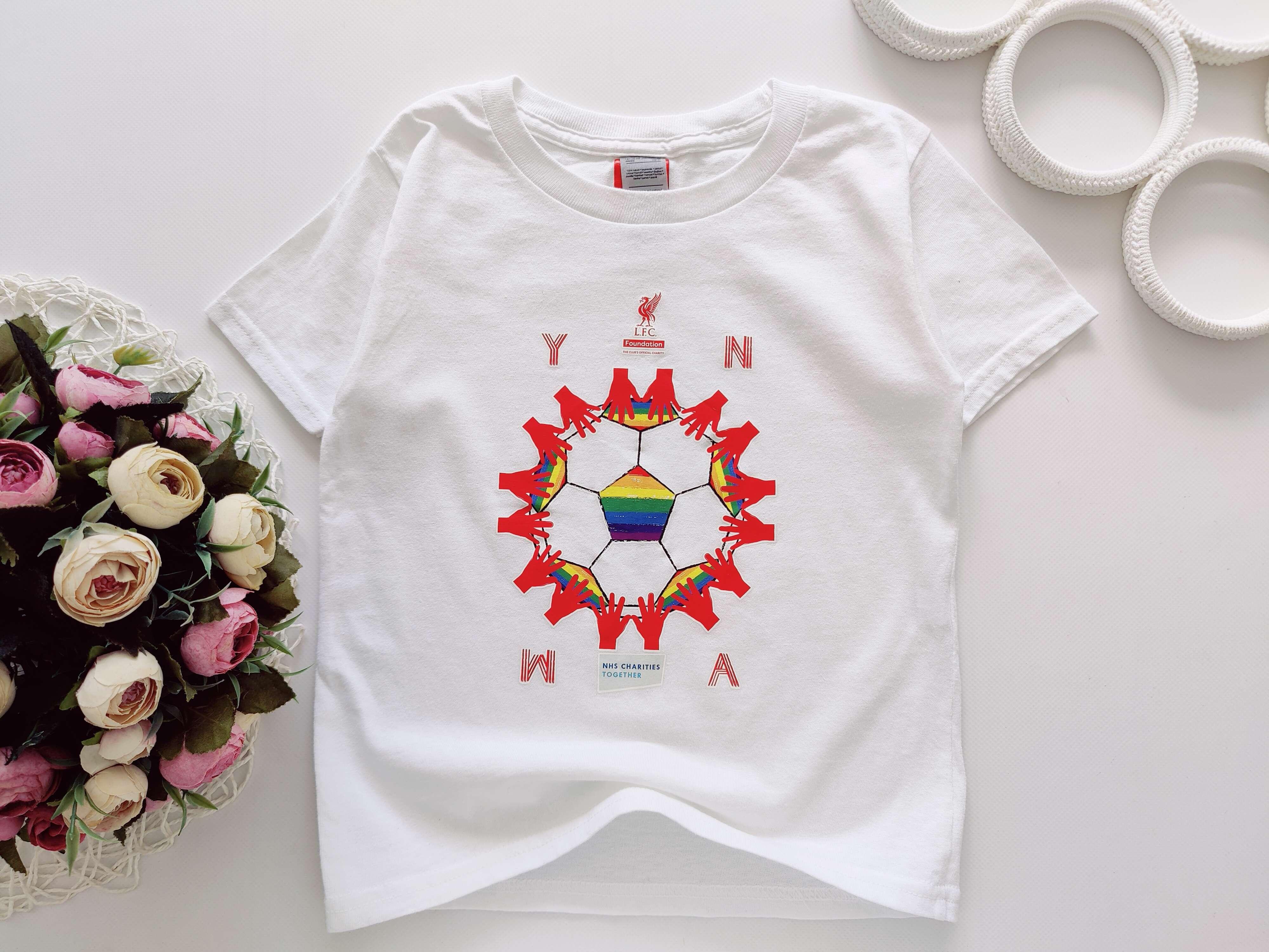 5-7 лет, рост 110-122 Красивая детская футболка