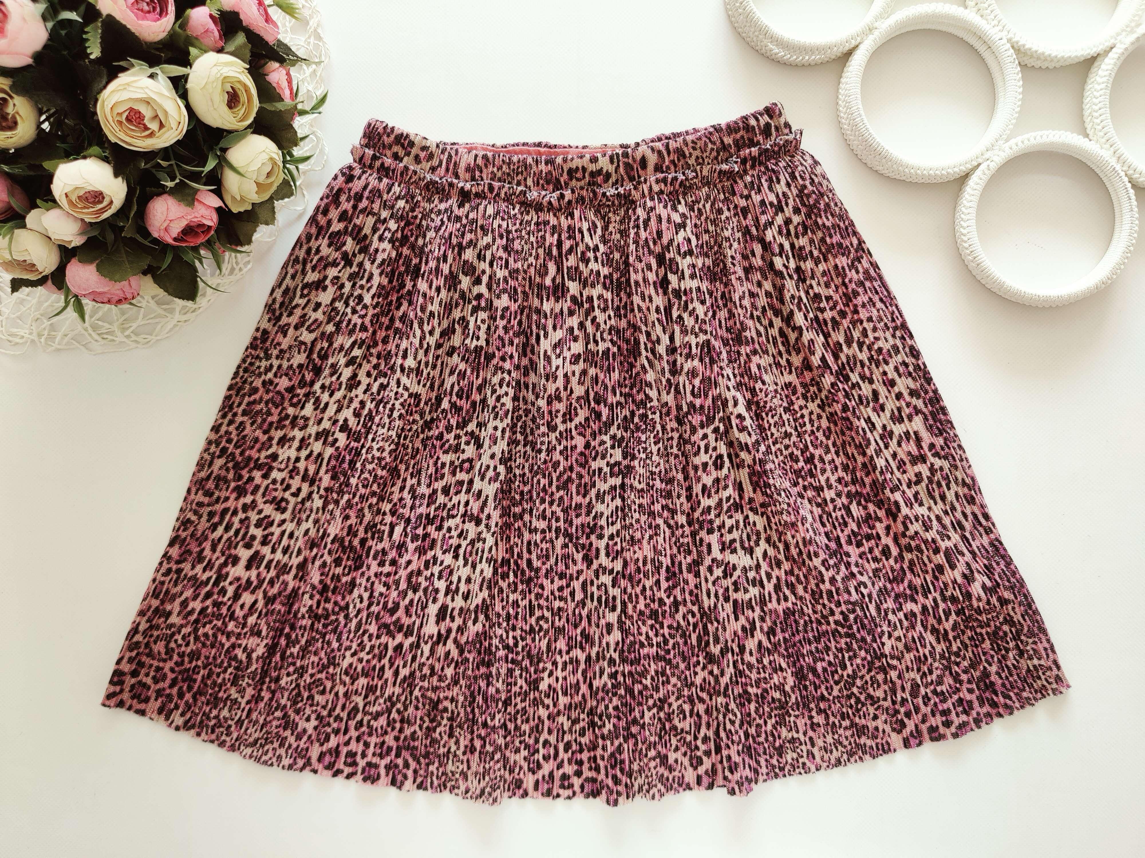 8 лет, рост 128 Красивая юбка с люрексом