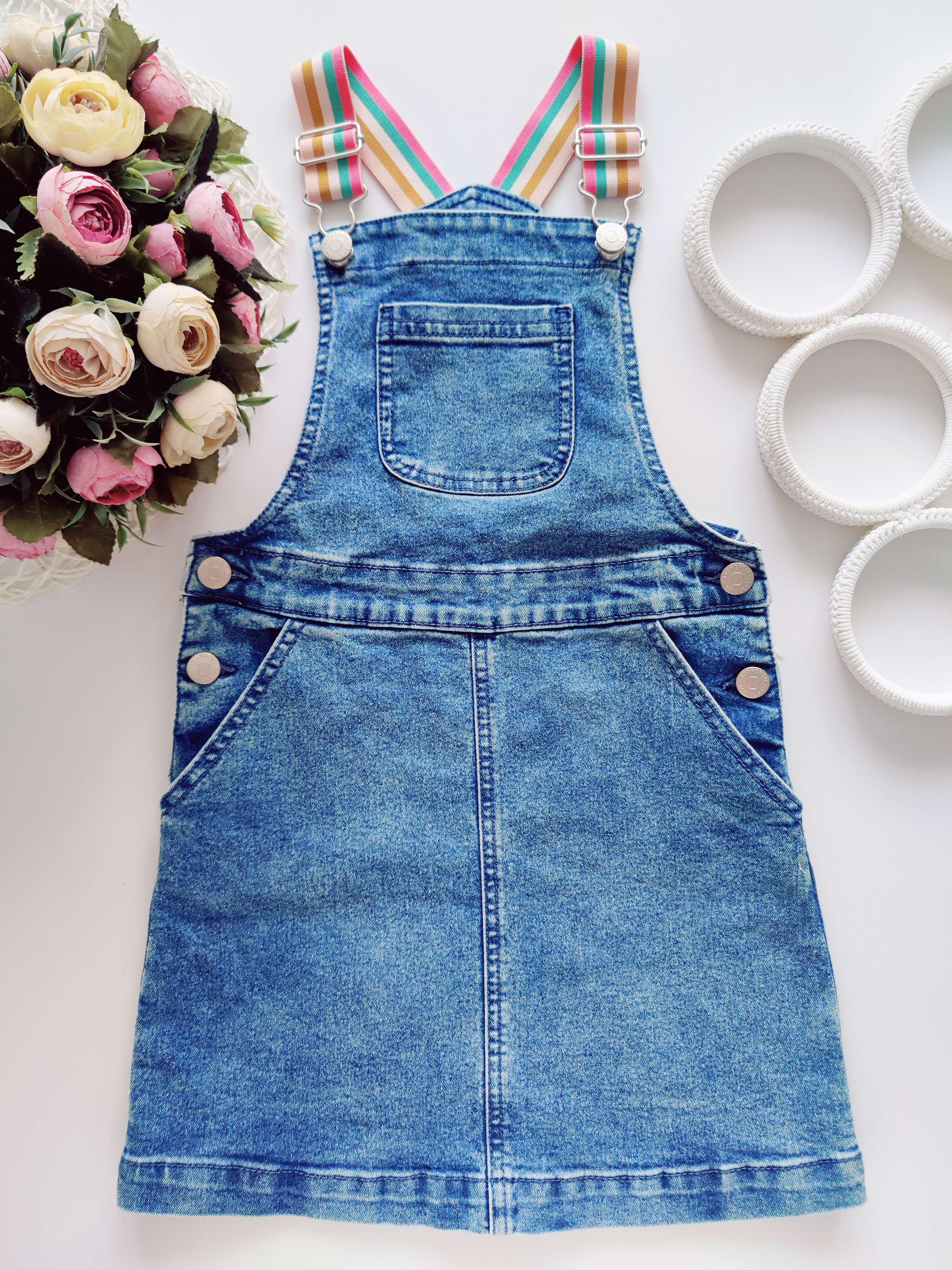 5,6 лет, рост 110,116 Джиновый сарафан