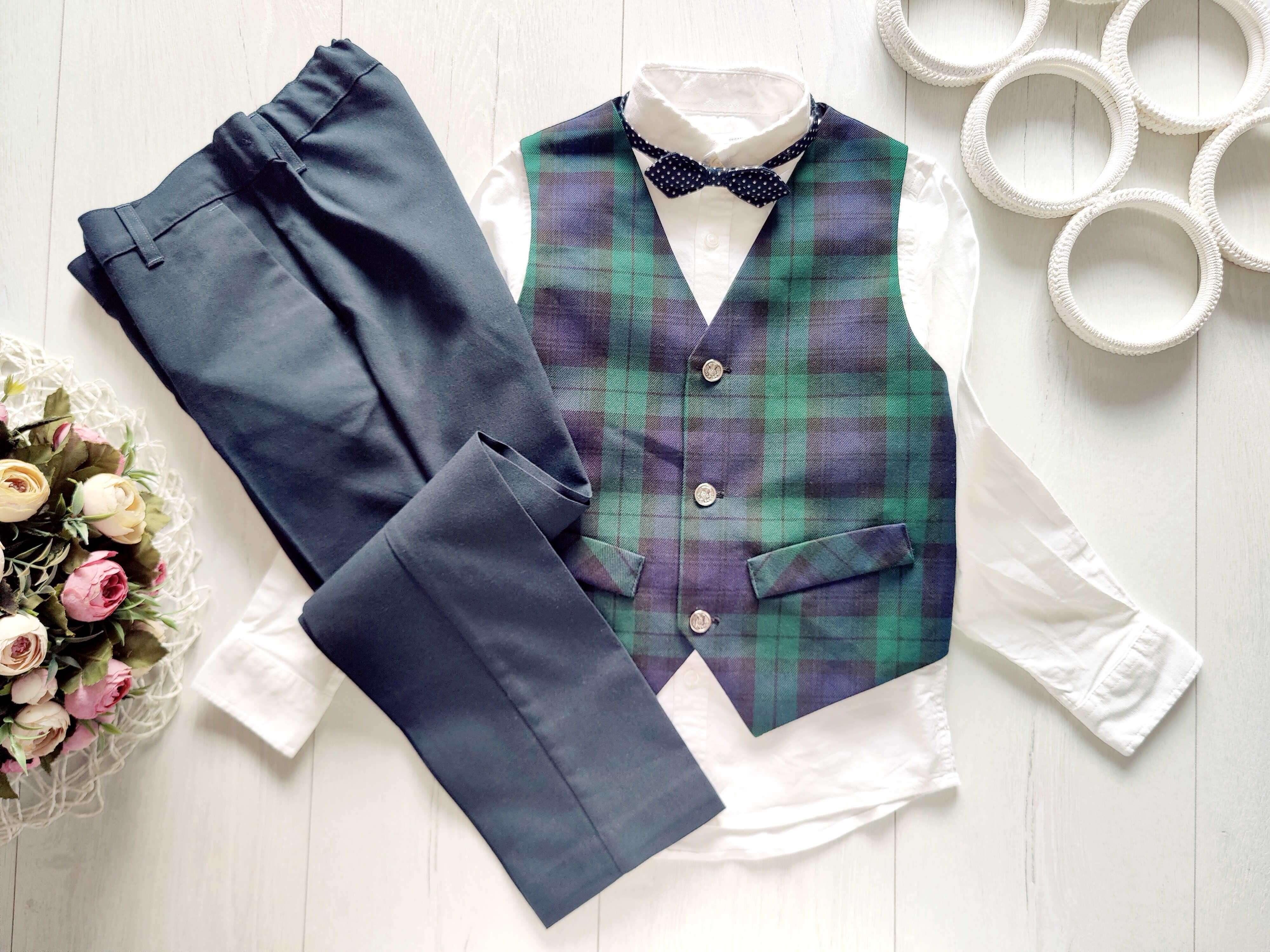 6,7 років, зріст 116,122 Ошатний брючний костюм набірний