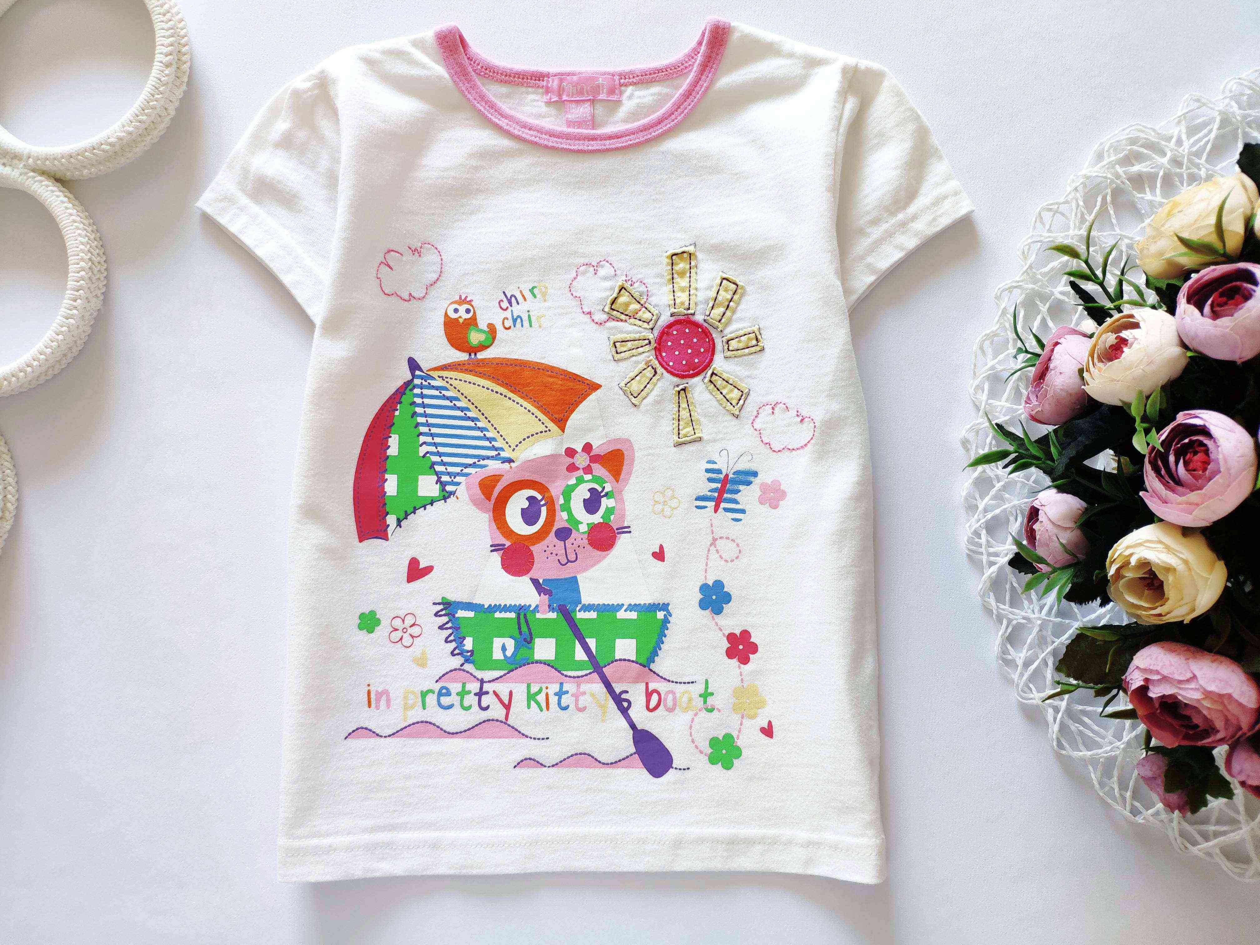 18\24 мес, рост 86,92 Футболка для девочки