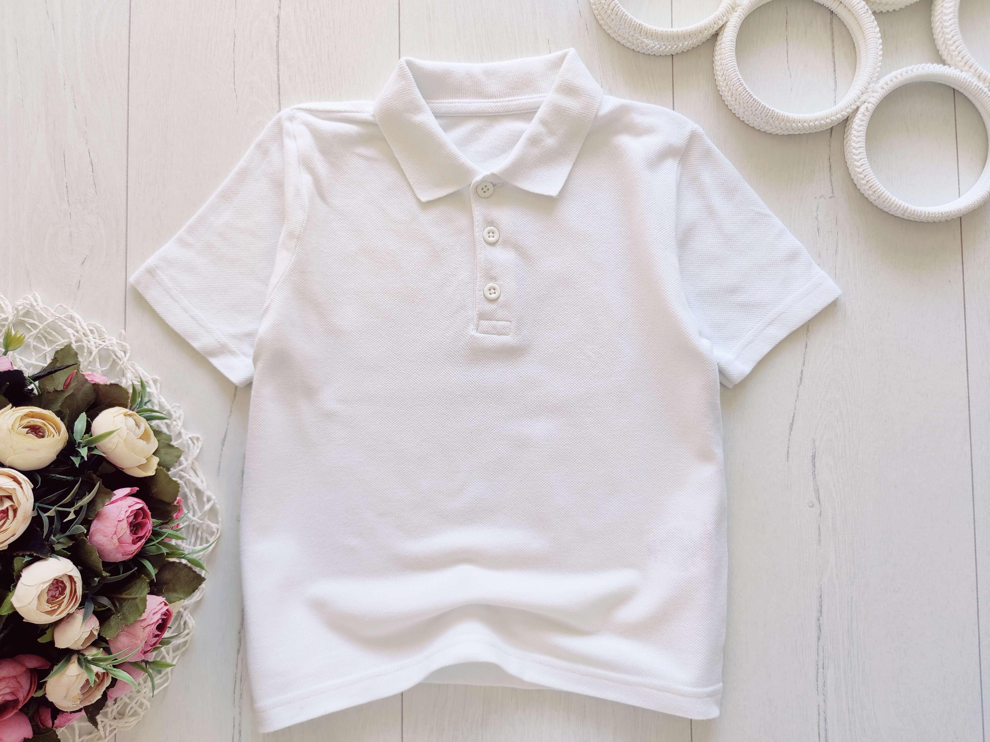 5 років, зріст 110 Біле поло