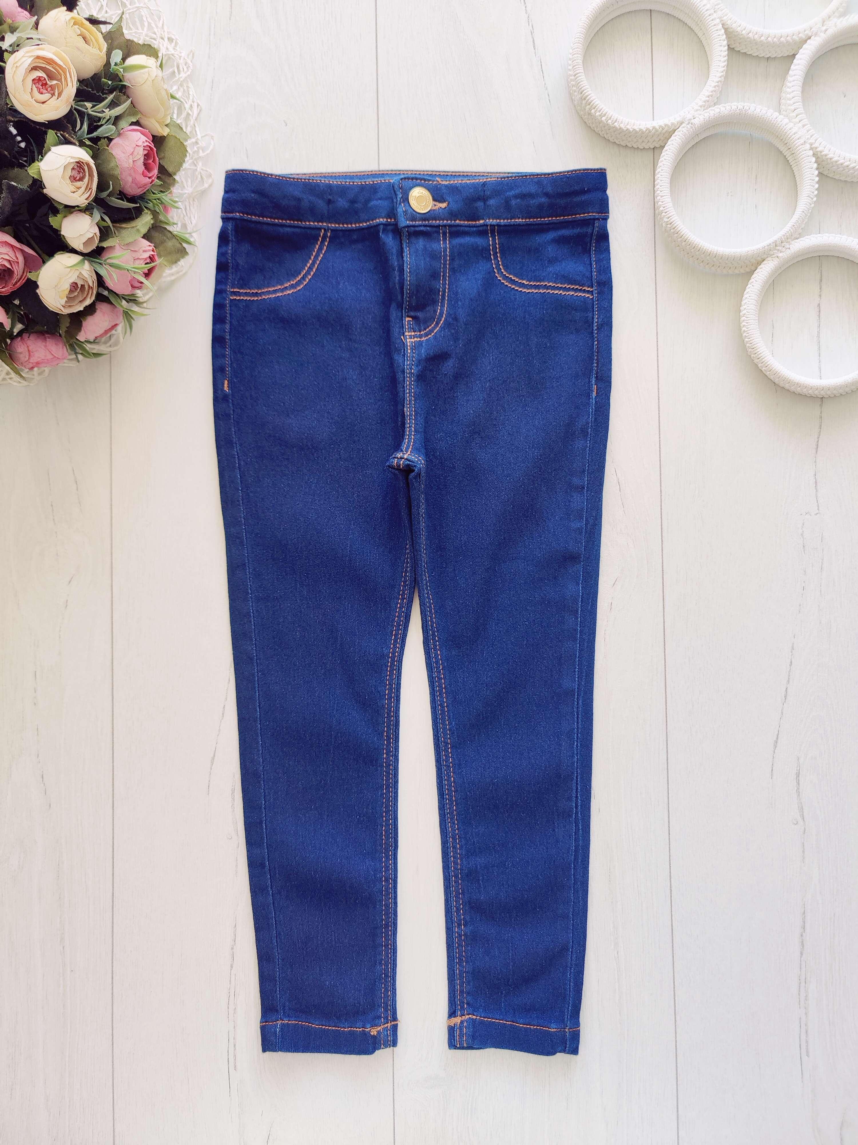 4,5 лет, рост 110 Джинсы для девочки мягкие