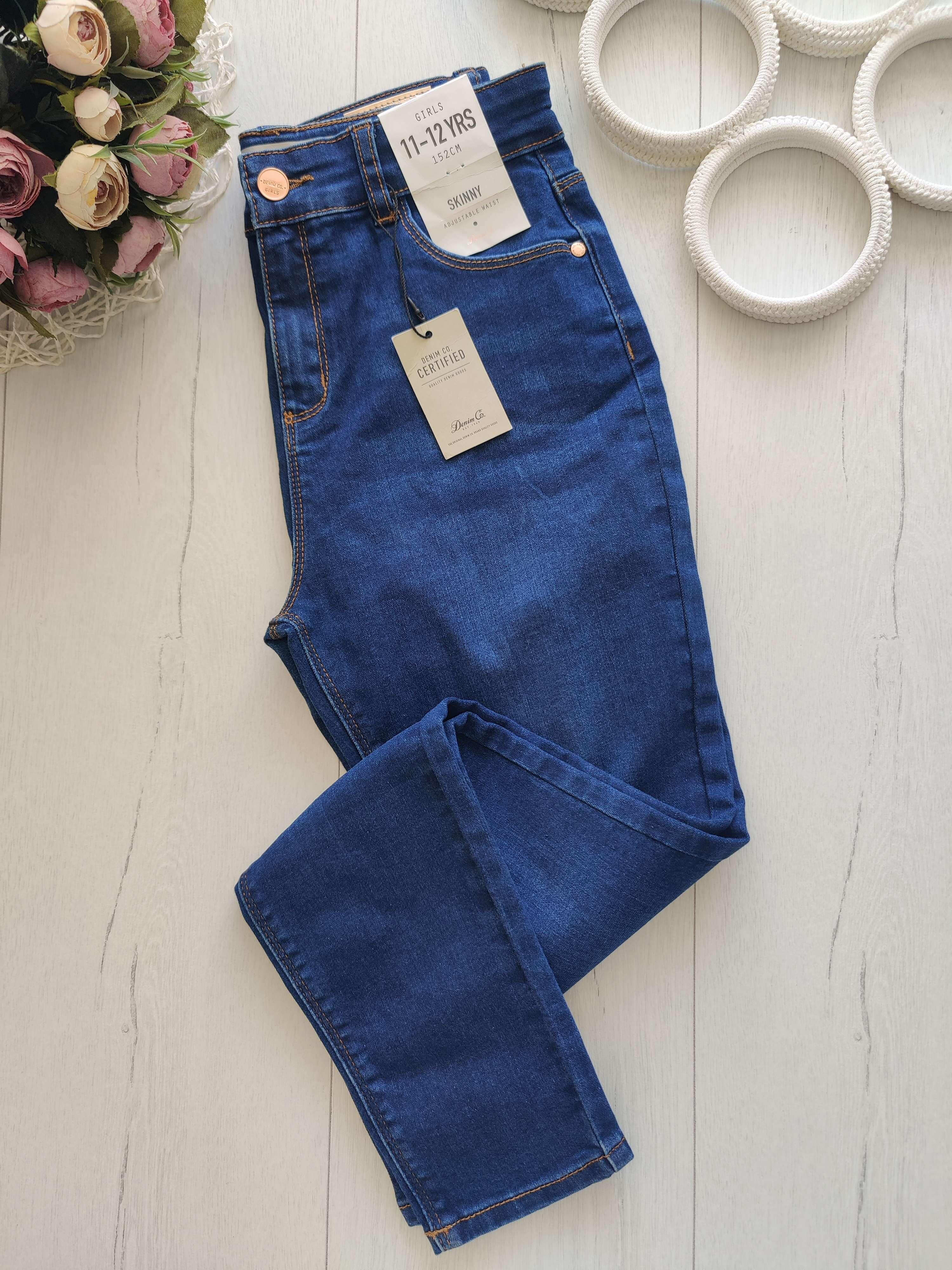 11,12 лет, рост 152 Джинсы новые девочке