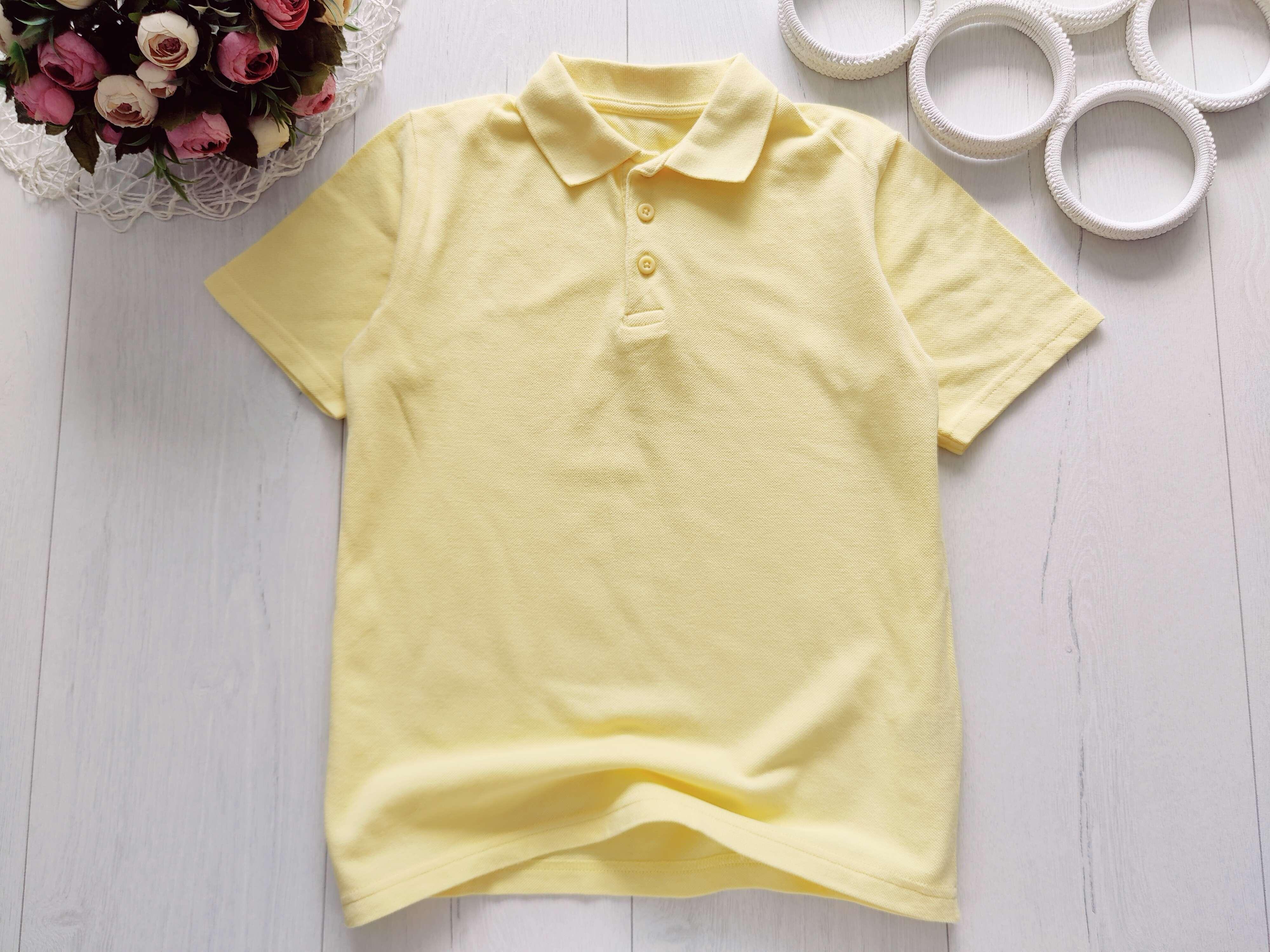 10 років, зріст 140 Жовте поло хлопчикові