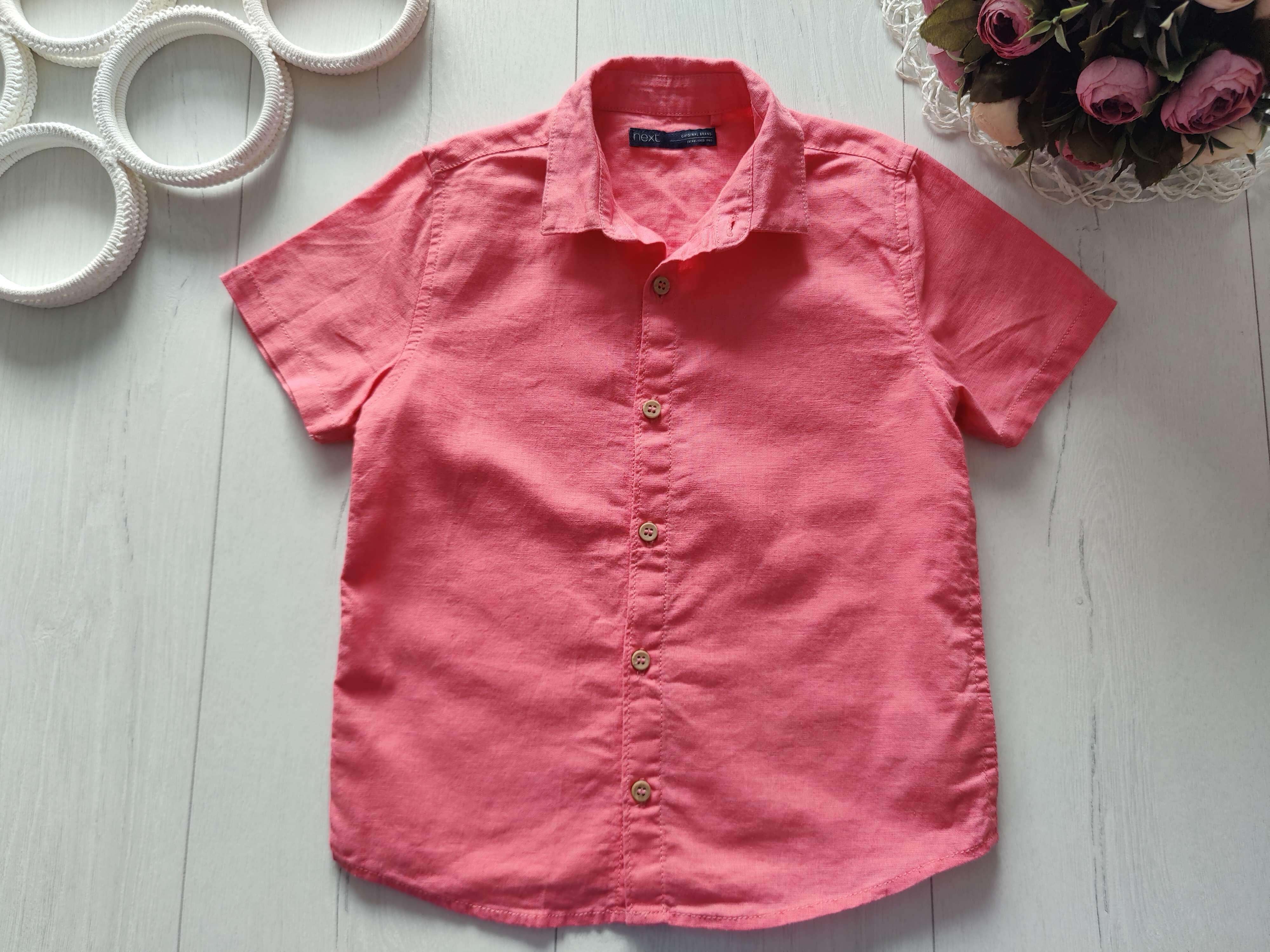 4,5 лет, рост 110 Рубашка лен