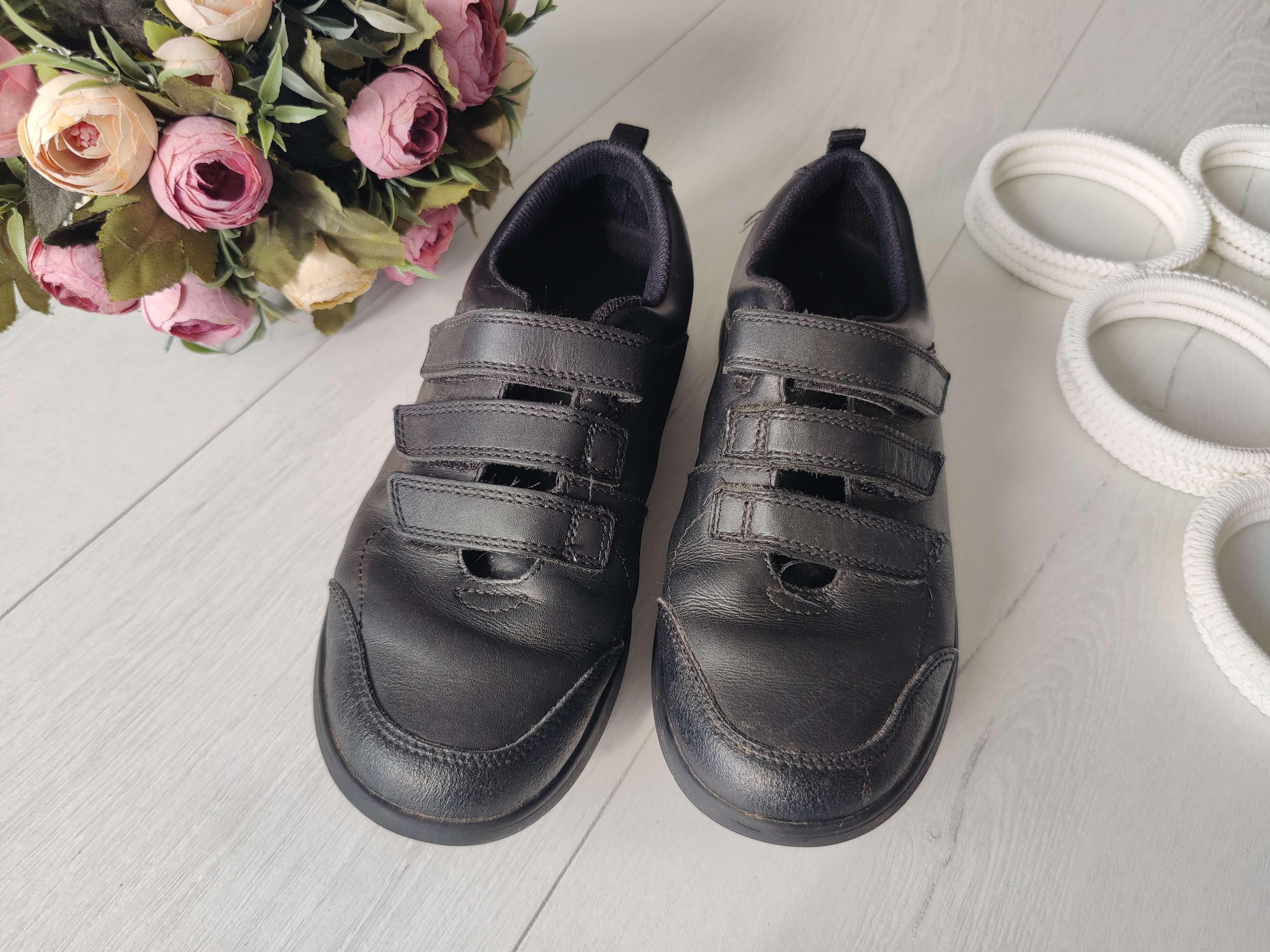 35 (23,5 см) Шкіряні демісезонні кросівки на липучках