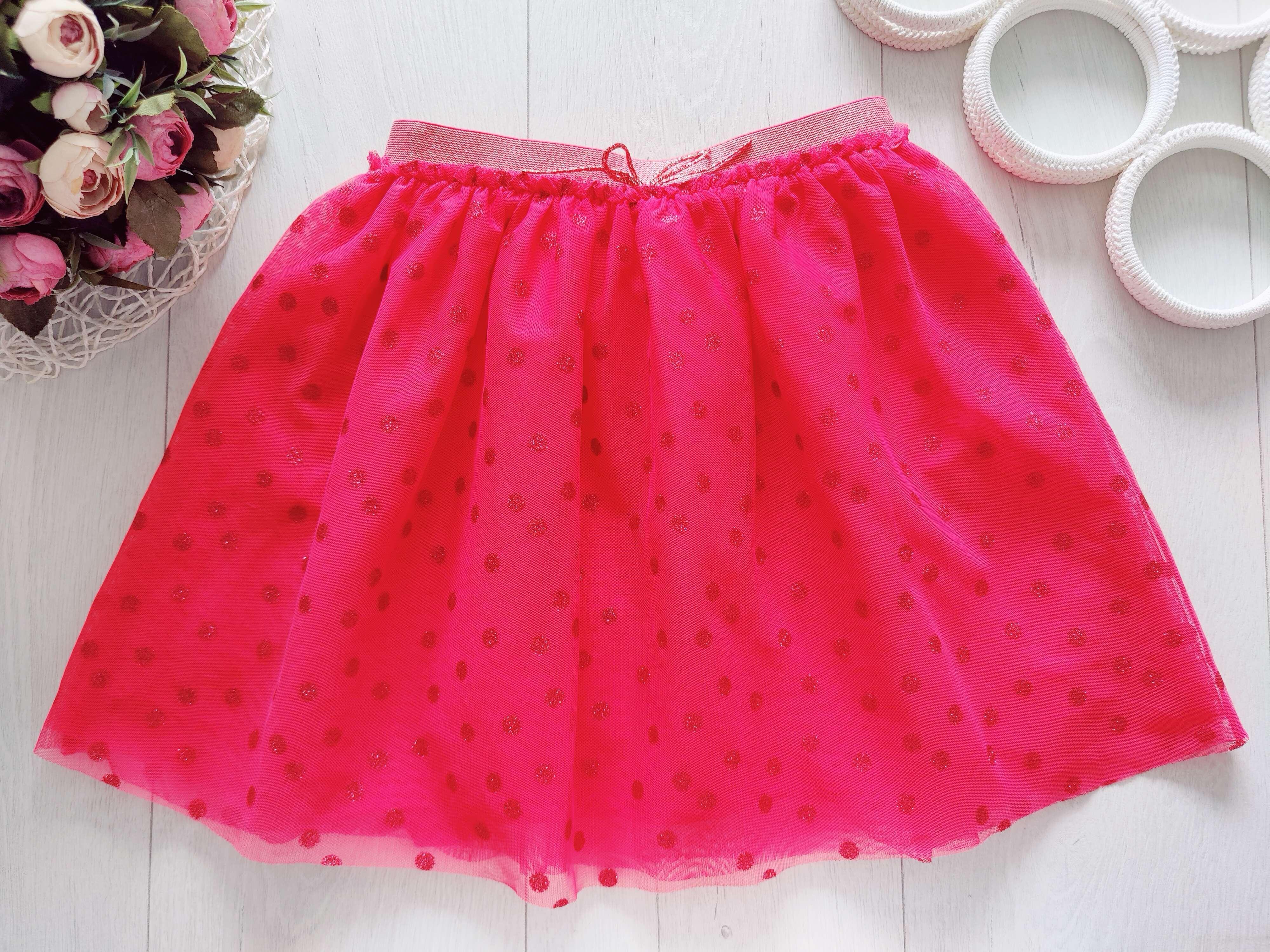 7,8 років, зріст 128 Спідниця в горох