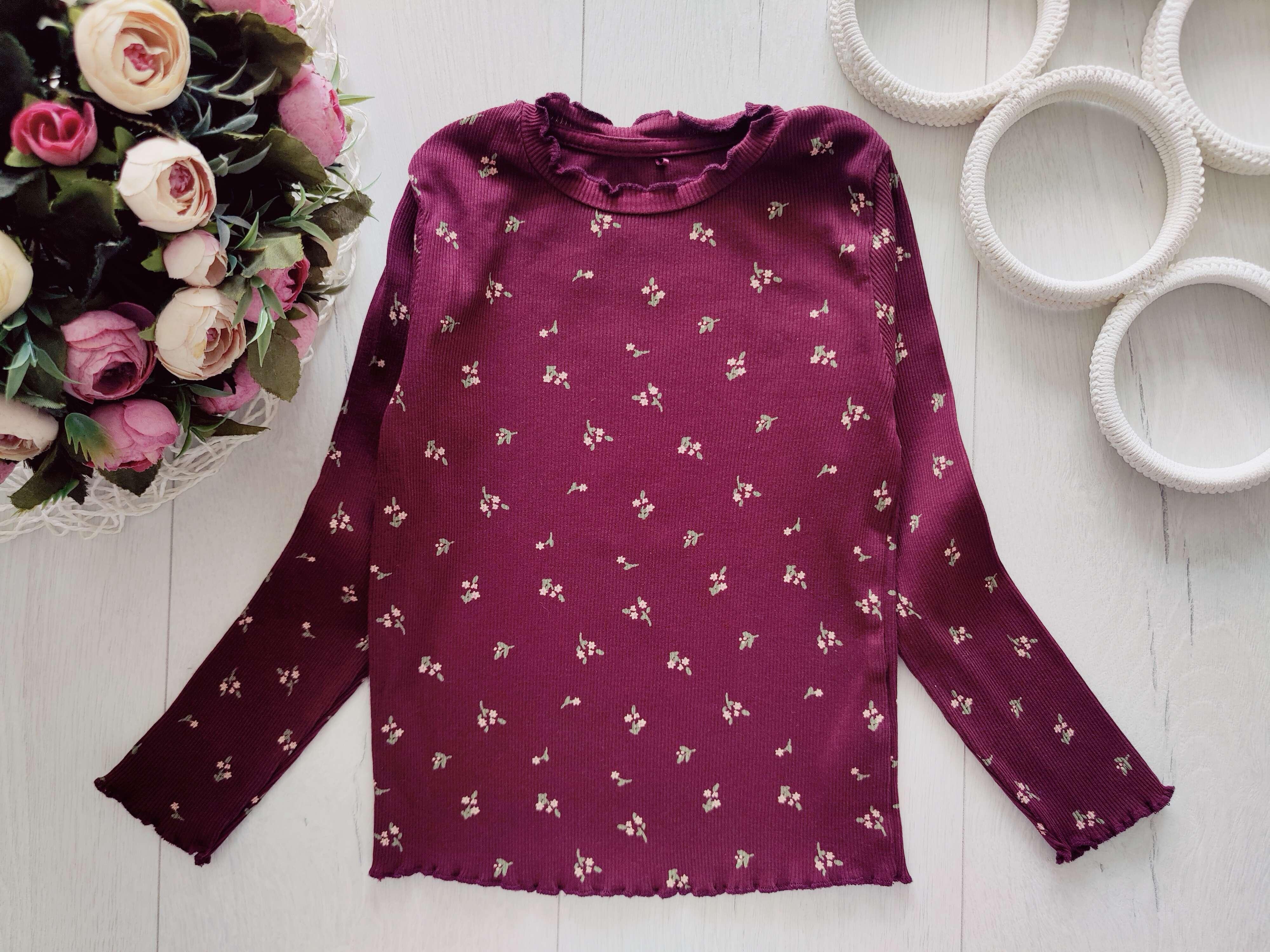 3,4 года, рост 98,104 Лонгслив в рубчик