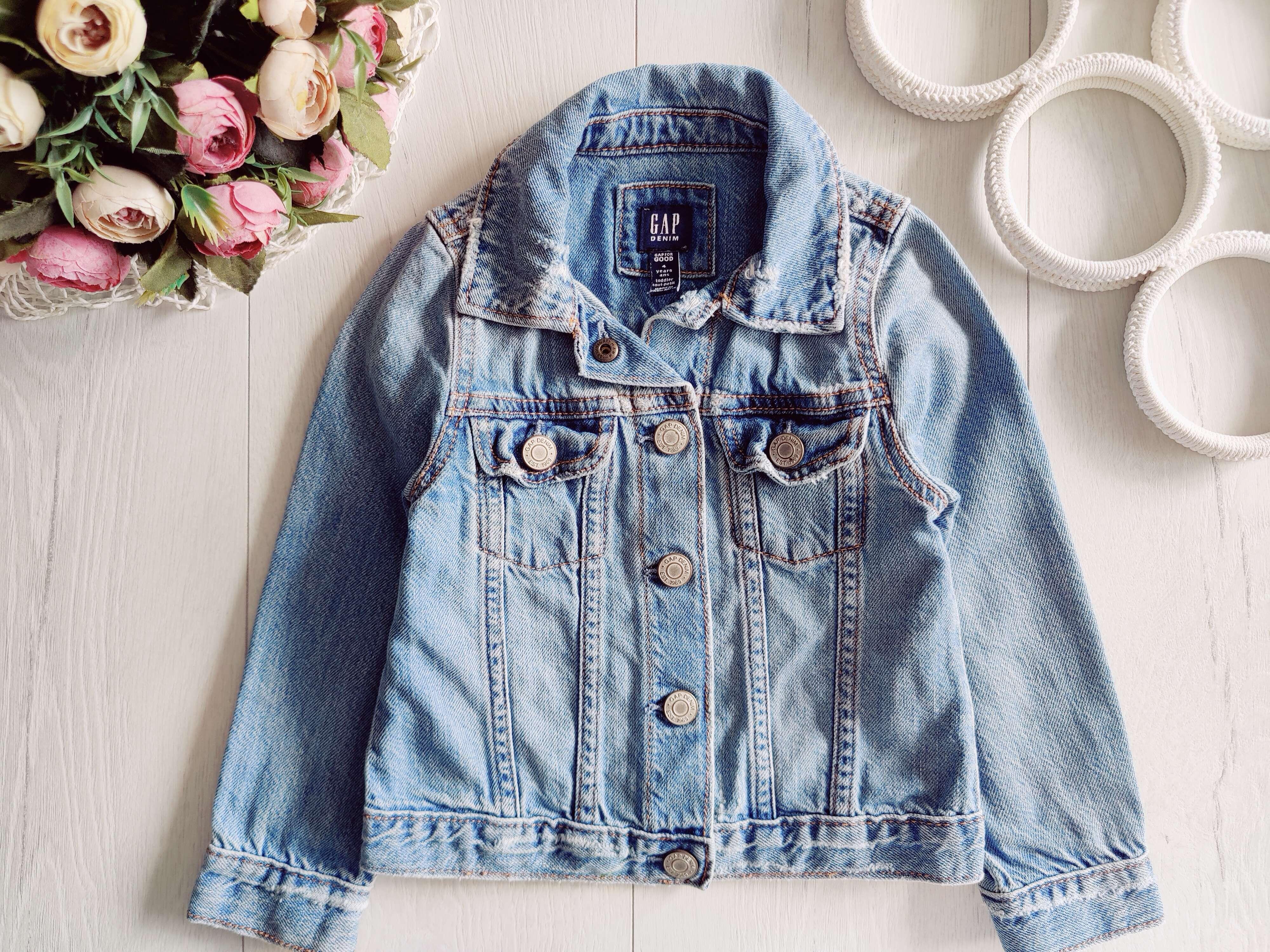 4 года, рост 104 Джинсовка на кнопках