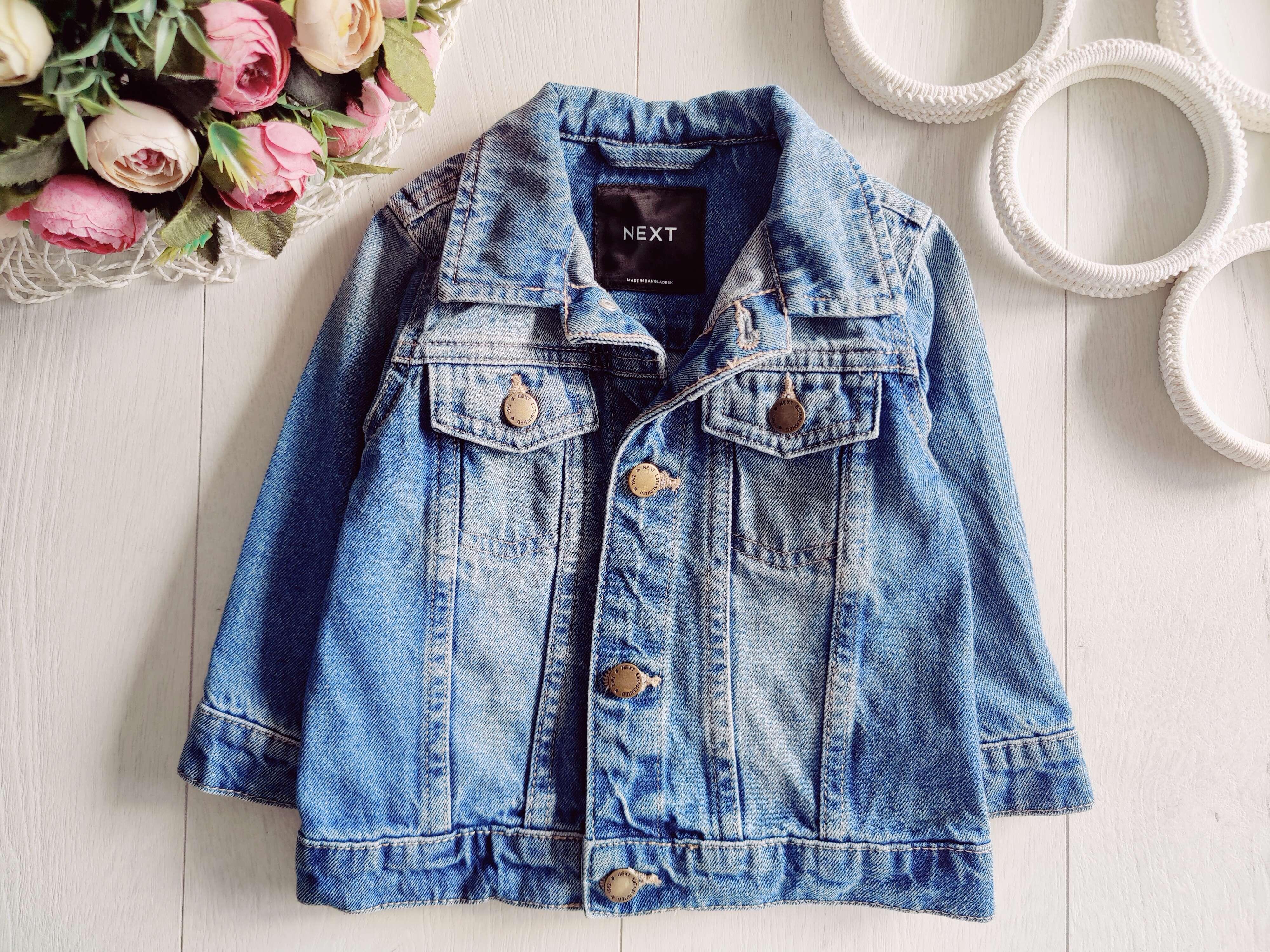 9,12 мес, рост 80 Детская джинсовка