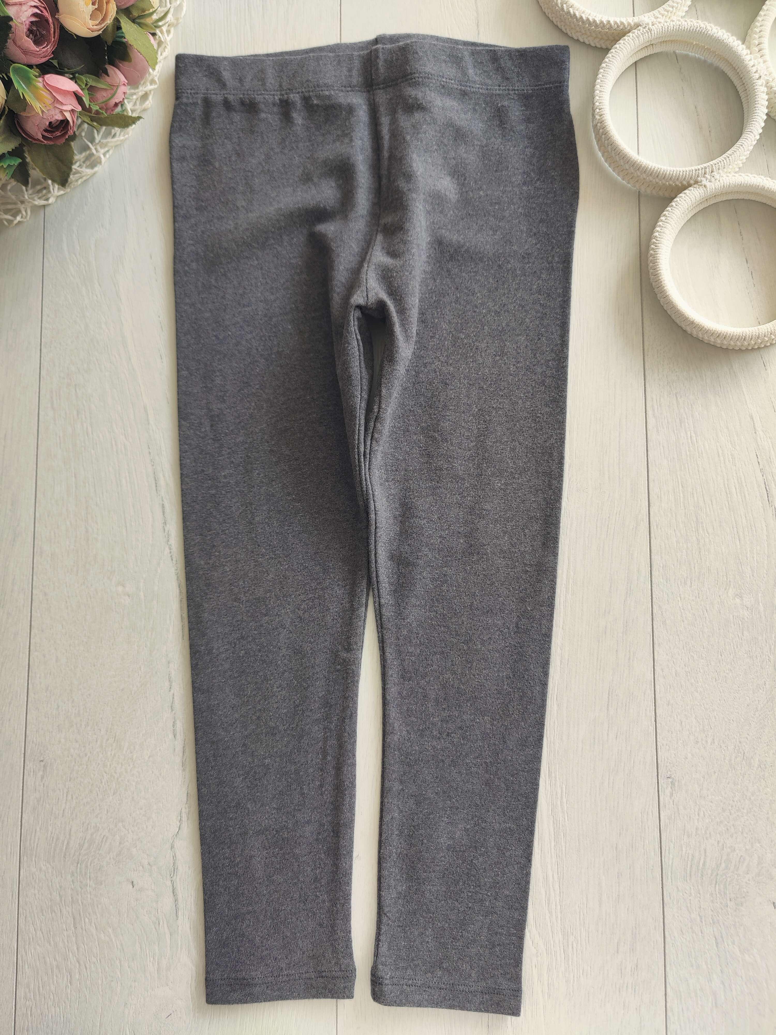 6 лет, рост 116 Серые лосины