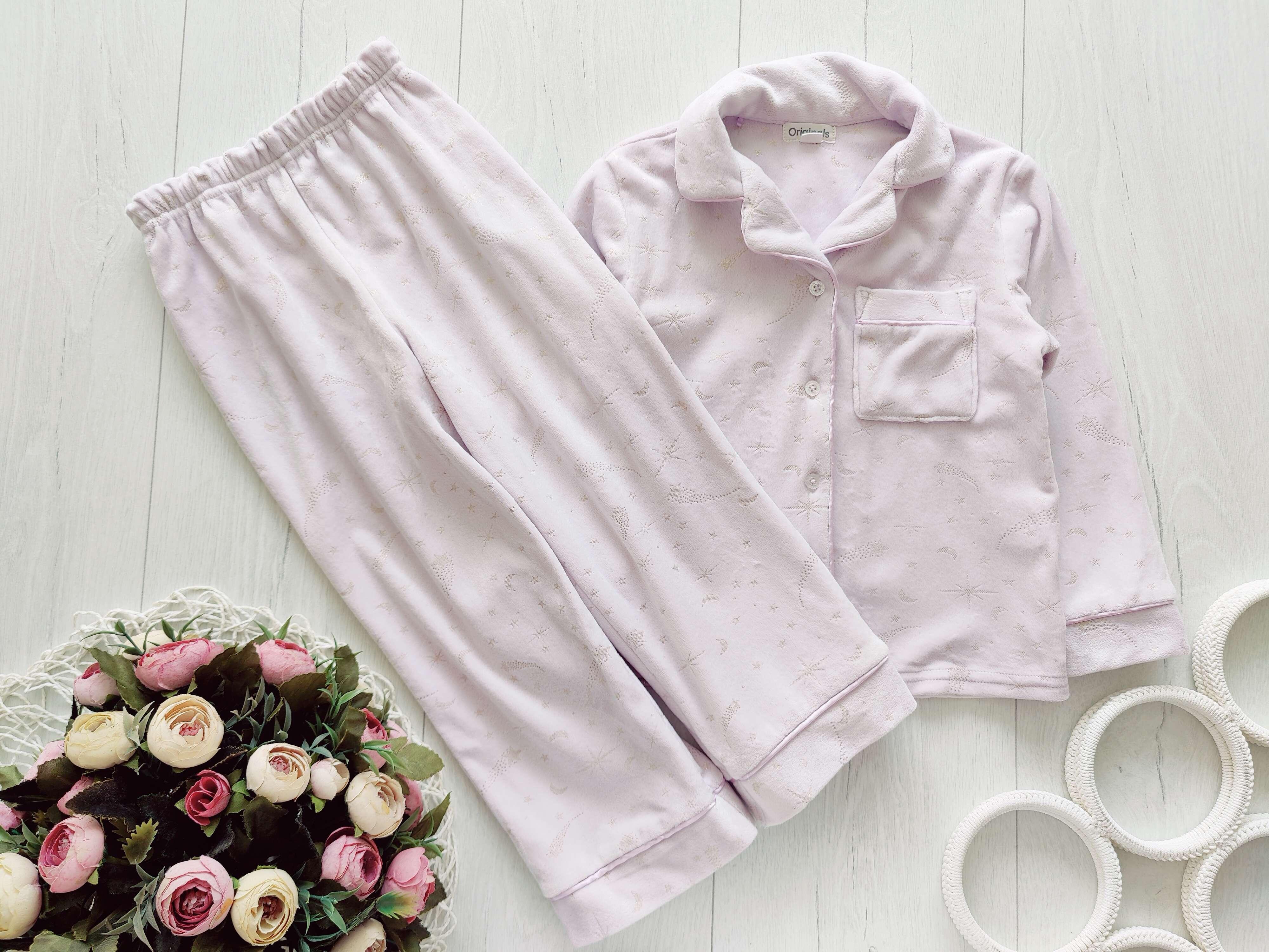 3,4 года, рост 98,104 Теплая пижама