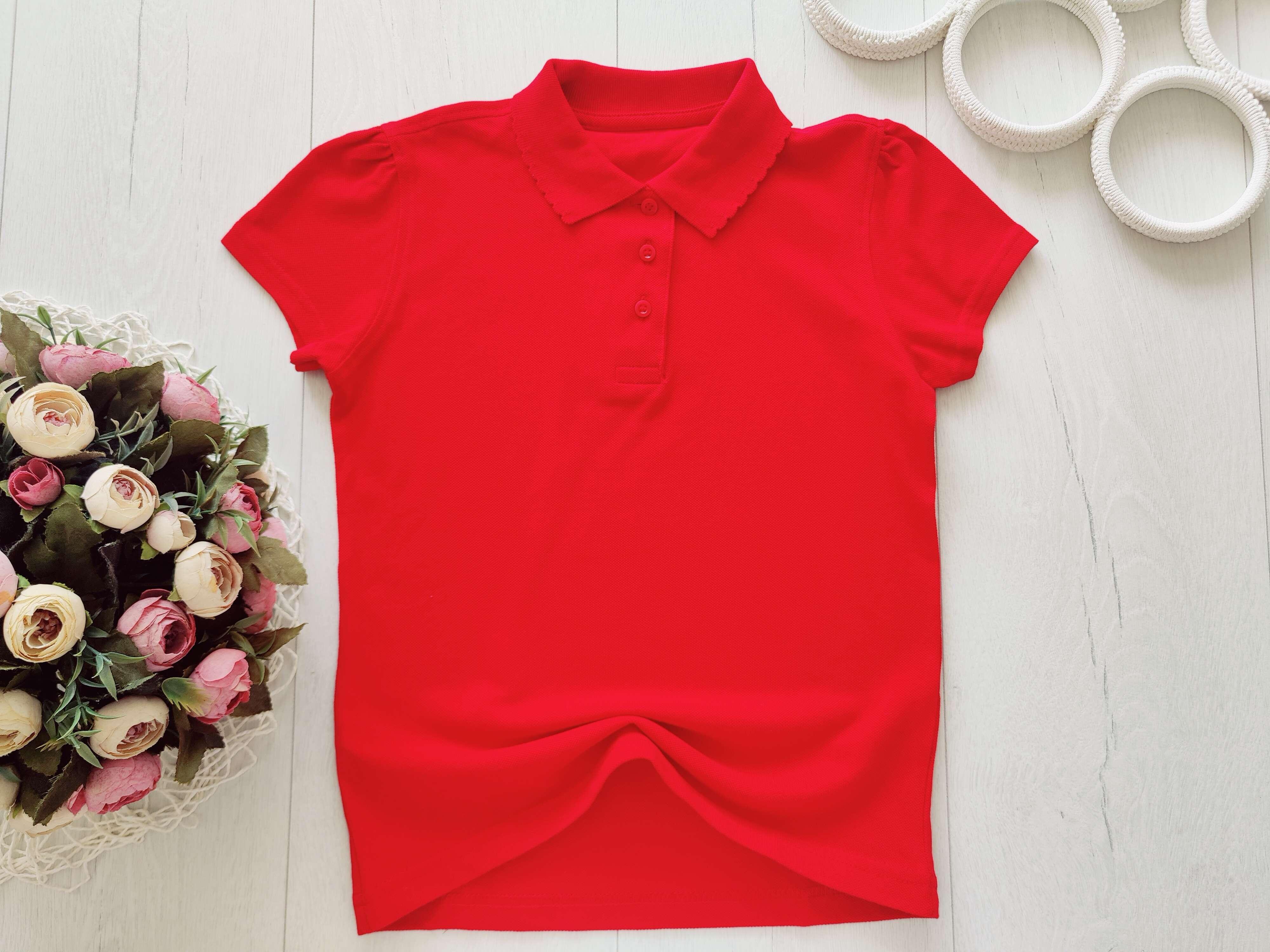 7,8 років, зріст 122,128 Нове червоне поло