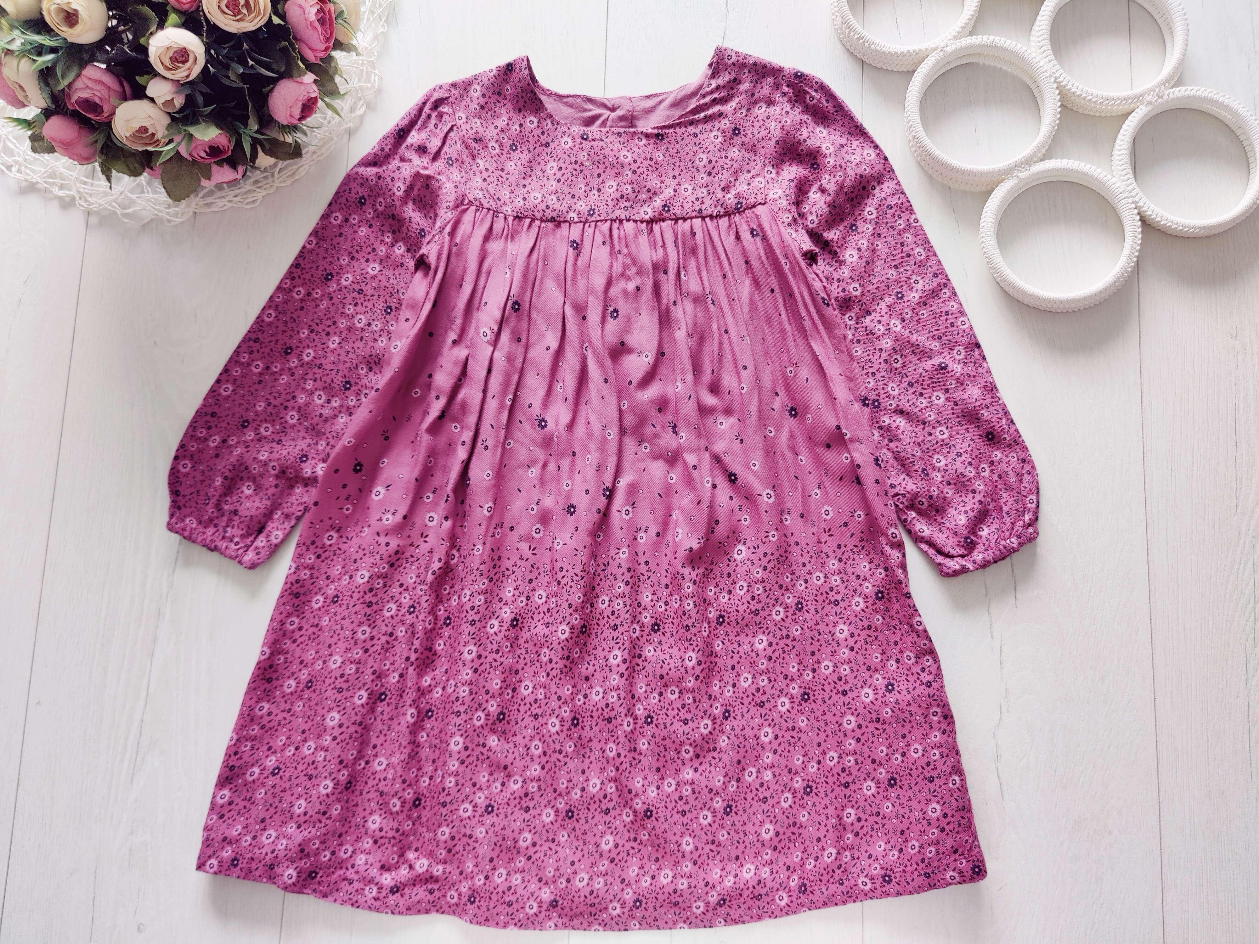 4,5 лет, рост 104,110 Платье вискоза