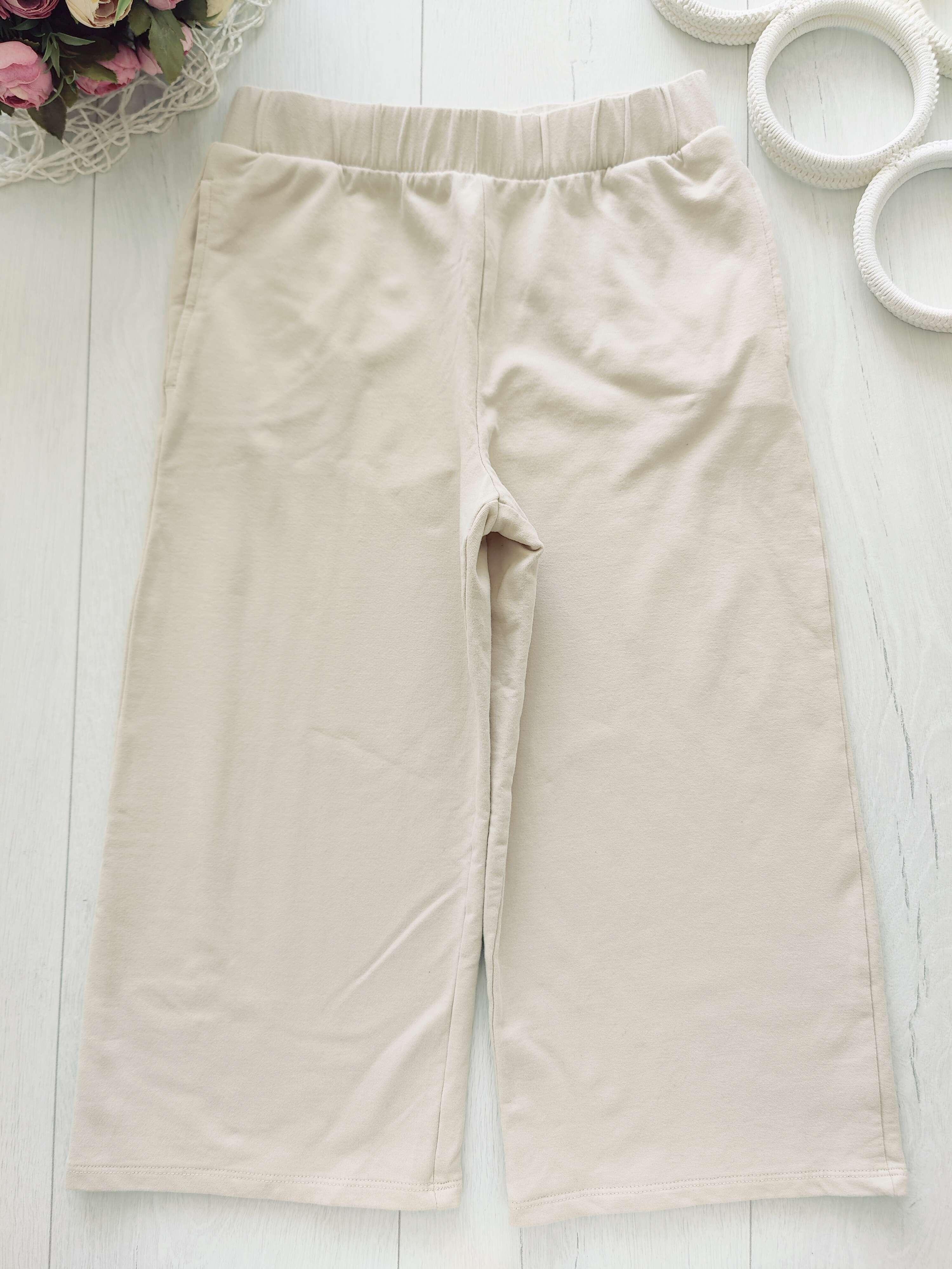 6 лет, рост 116 Широкие брюки котон