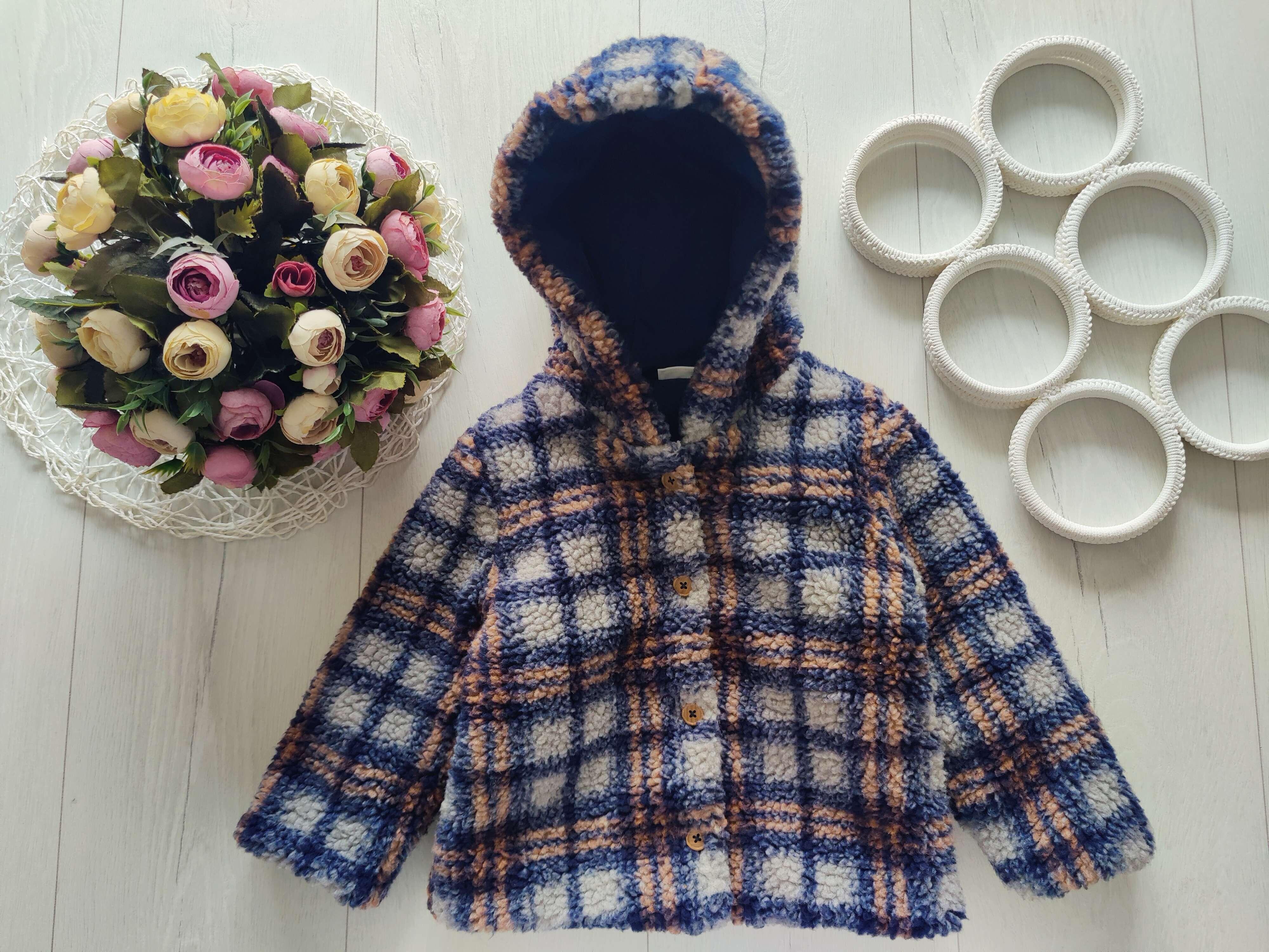 12,18 міс, зріст 86 Тепла куртка дедді на синтепоні