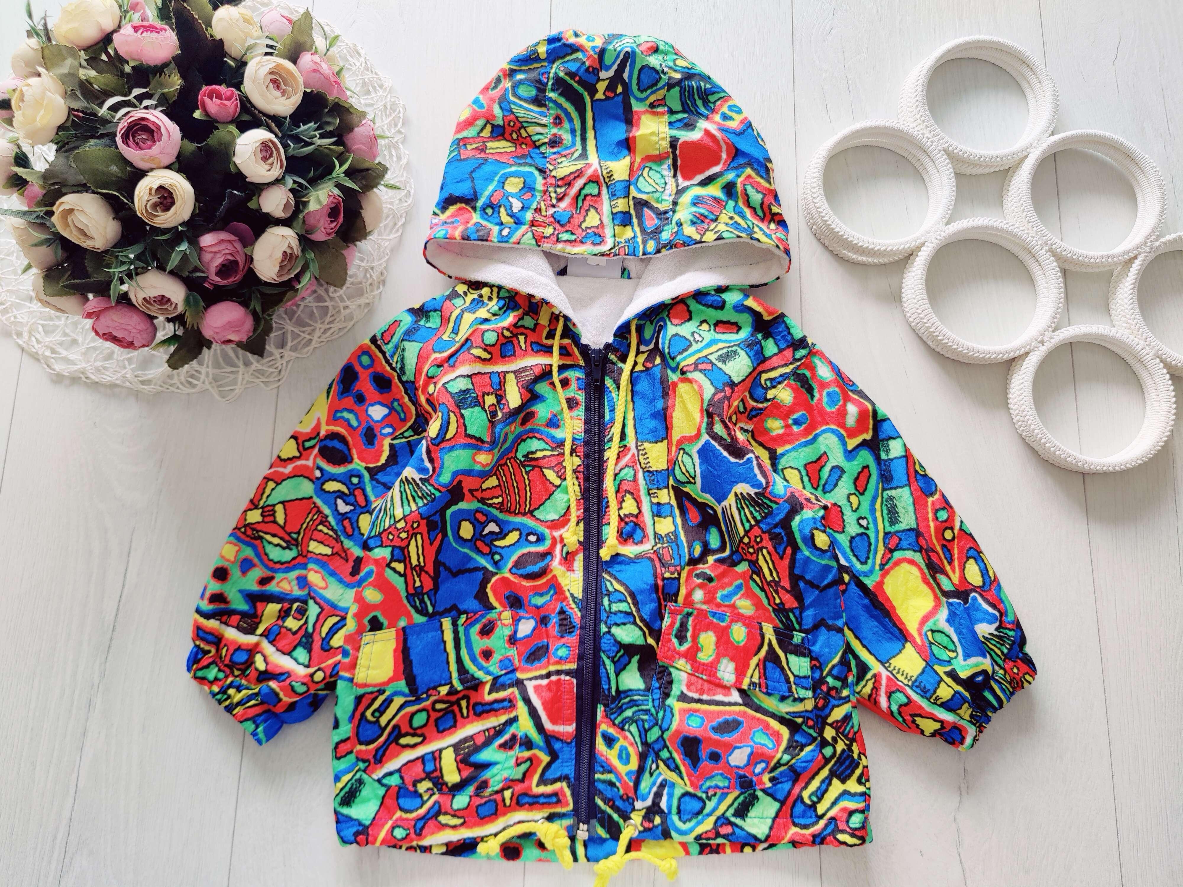 12 міс, зріст 80 Модна вітровка на підкладці