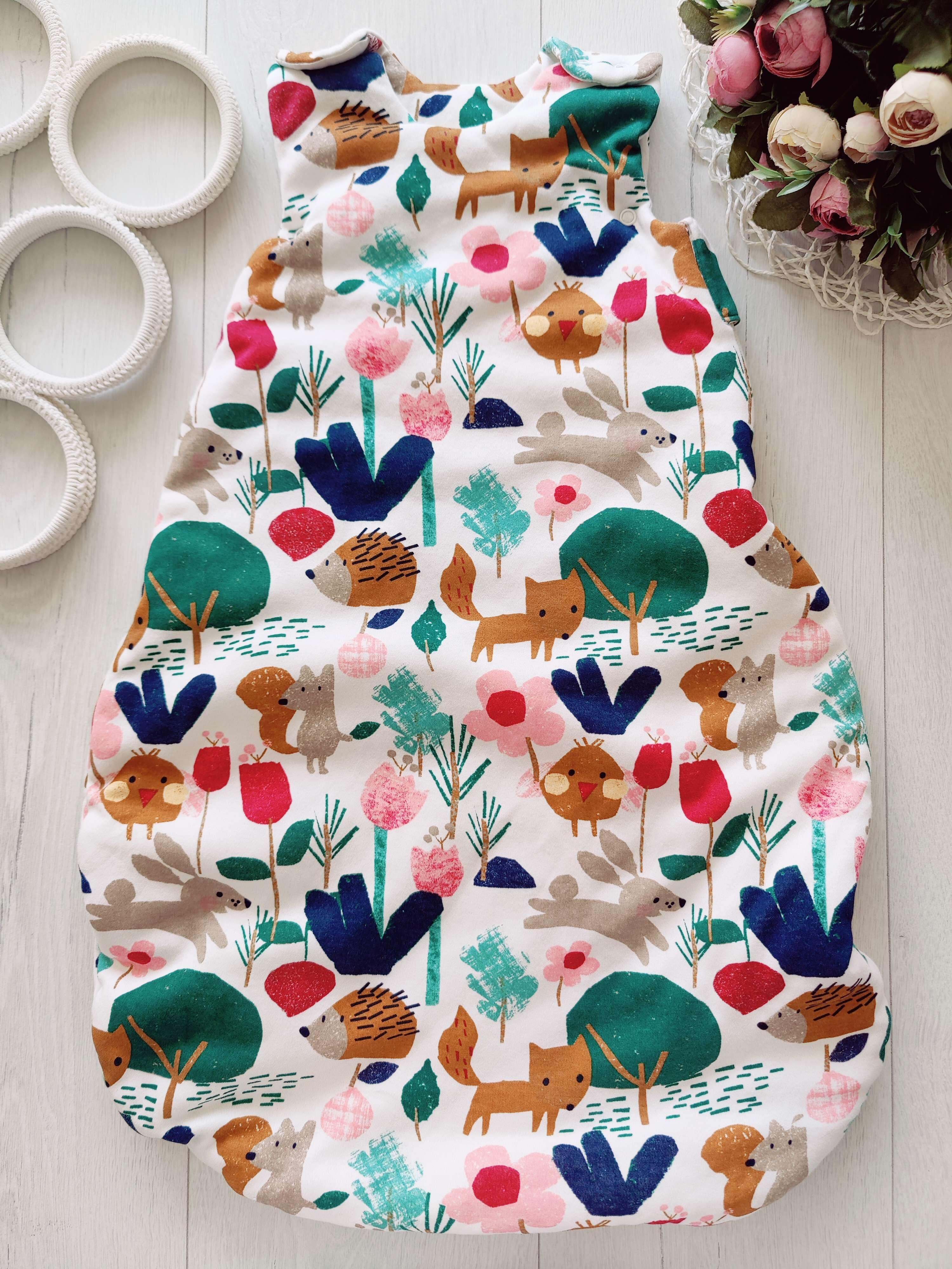 6 мес, Новый теплый спальный мешок на синтепоне