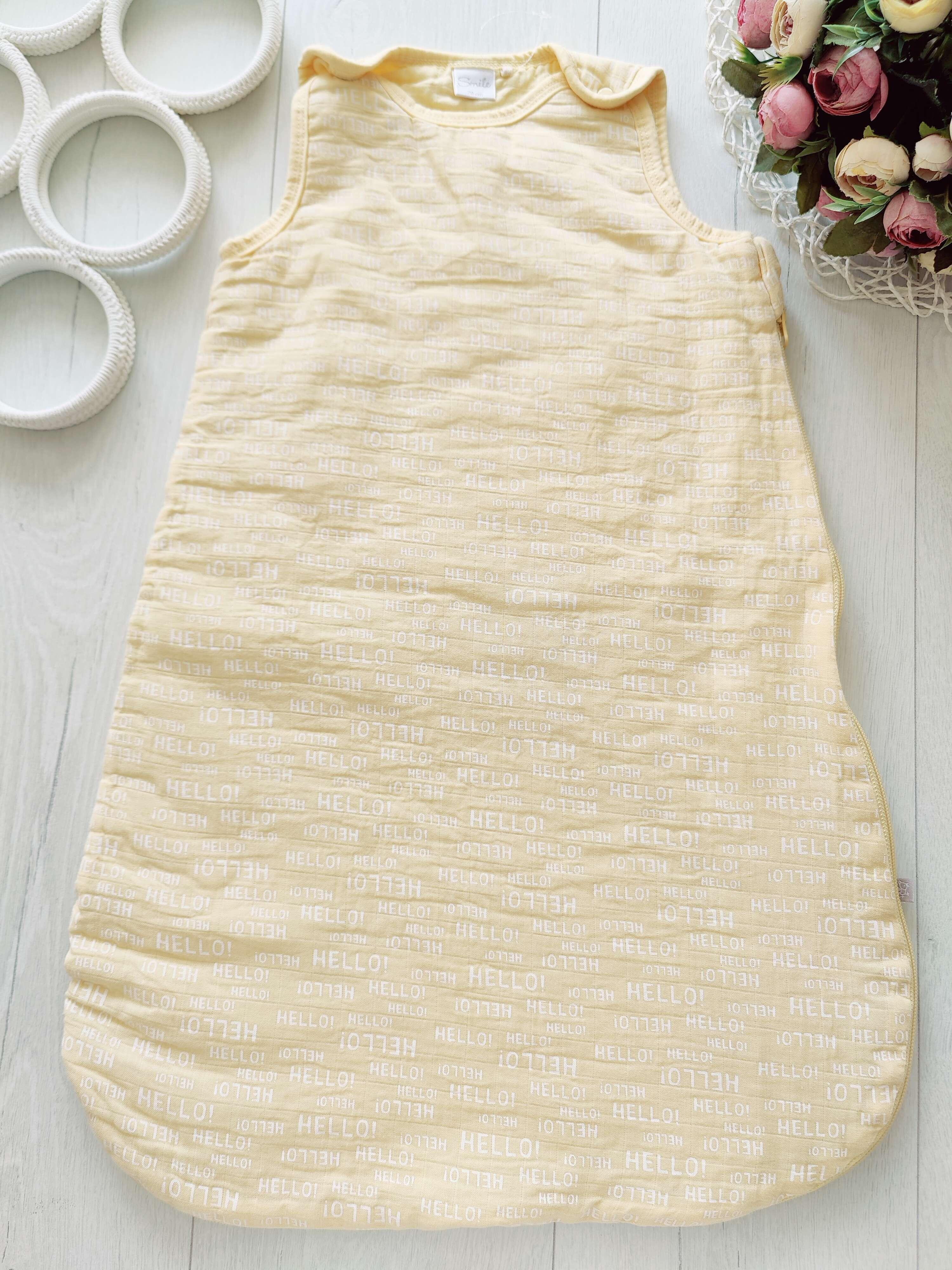 рост 70, Новый теплый спальный мешок на синтепоне