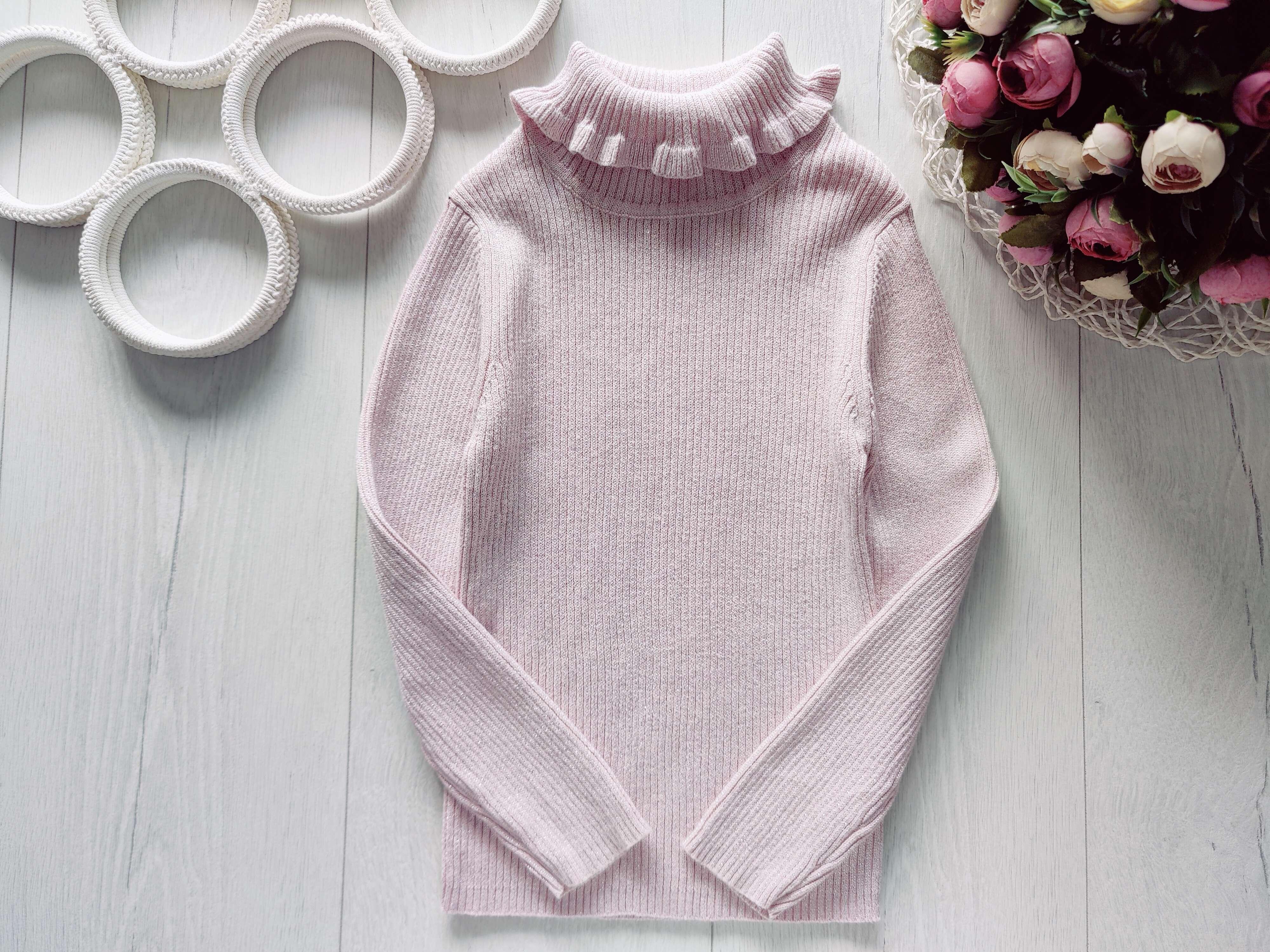 4,5 лет, рост 110 Водолазка для девочки