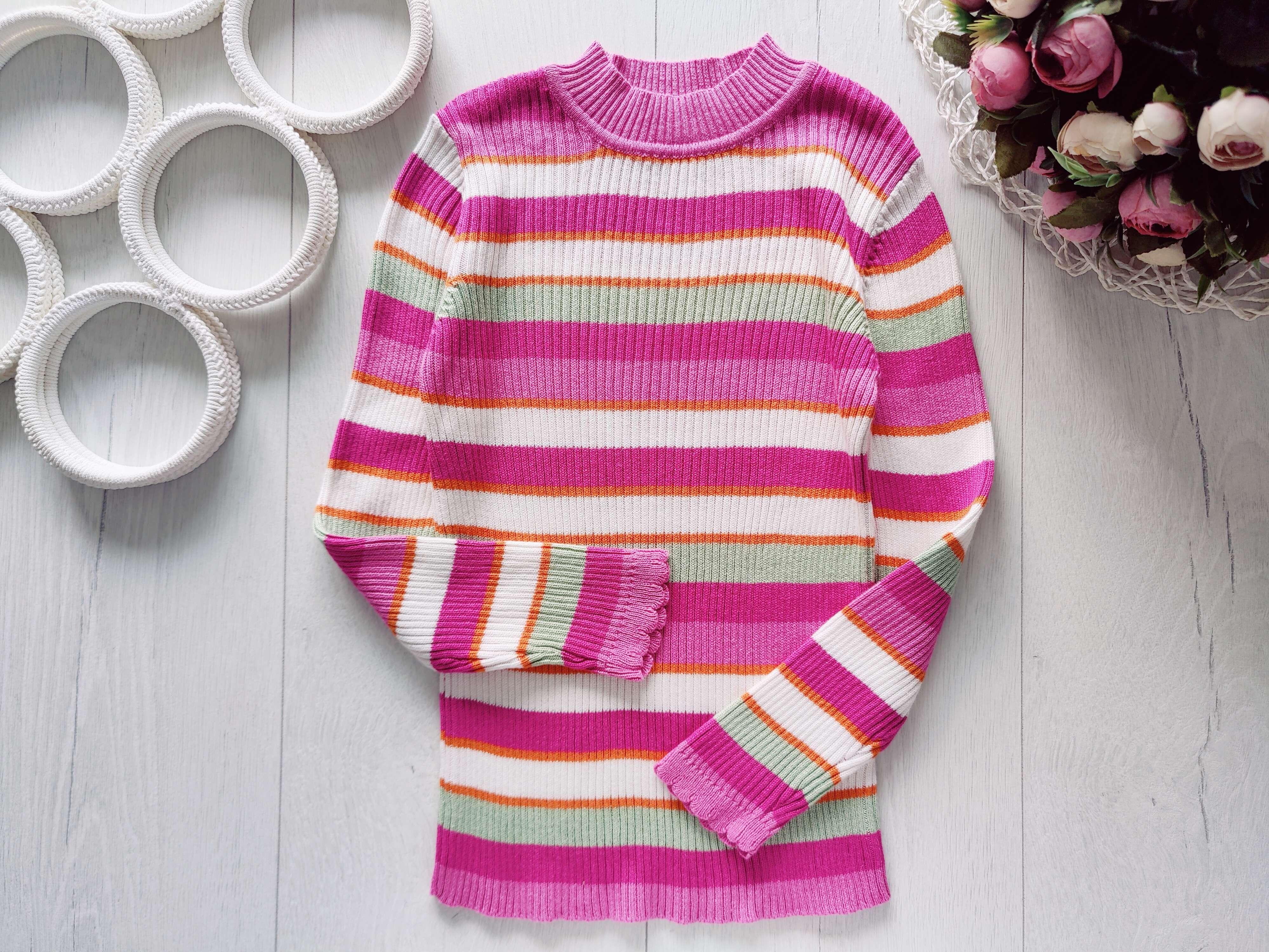 5,6 лет, рост 110,116 Водолазка для девочки